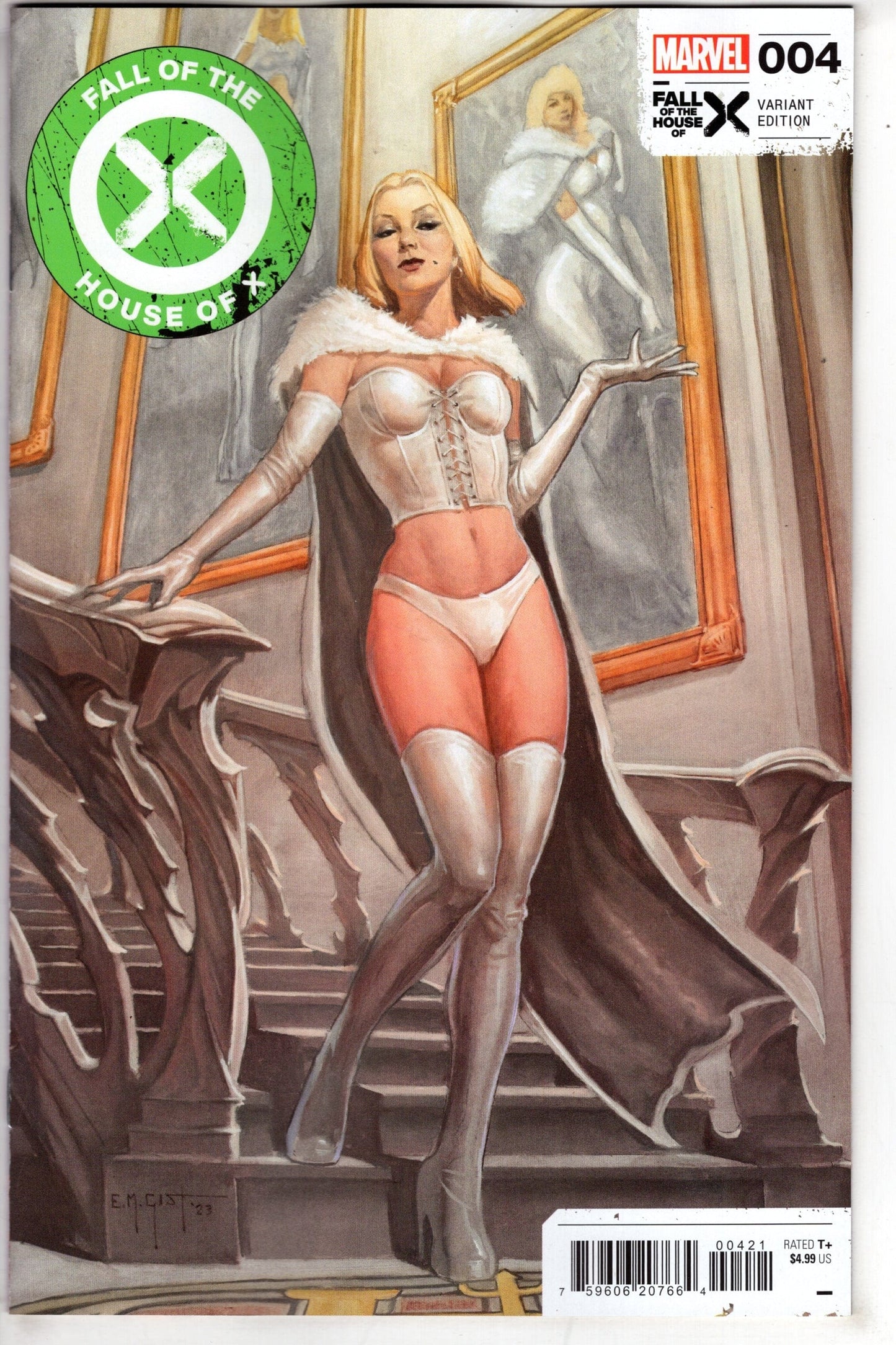 MARVEL PRH COMIC BOOK FALL OF THE HOUSE OF X #4 EM GIST EMMA FROST VARIANT