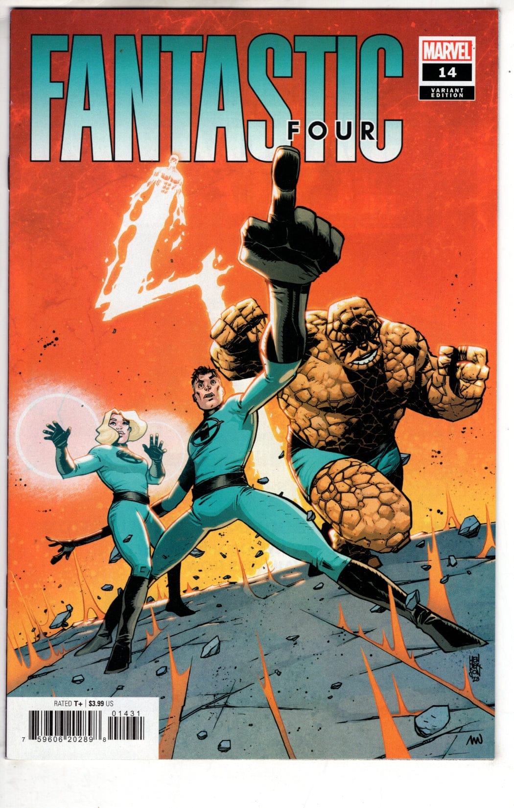 MARVEL PRH COMIC BOOK FANTASTIC FOUR #14 MIKE MEDERSON VAR (VF/NM)