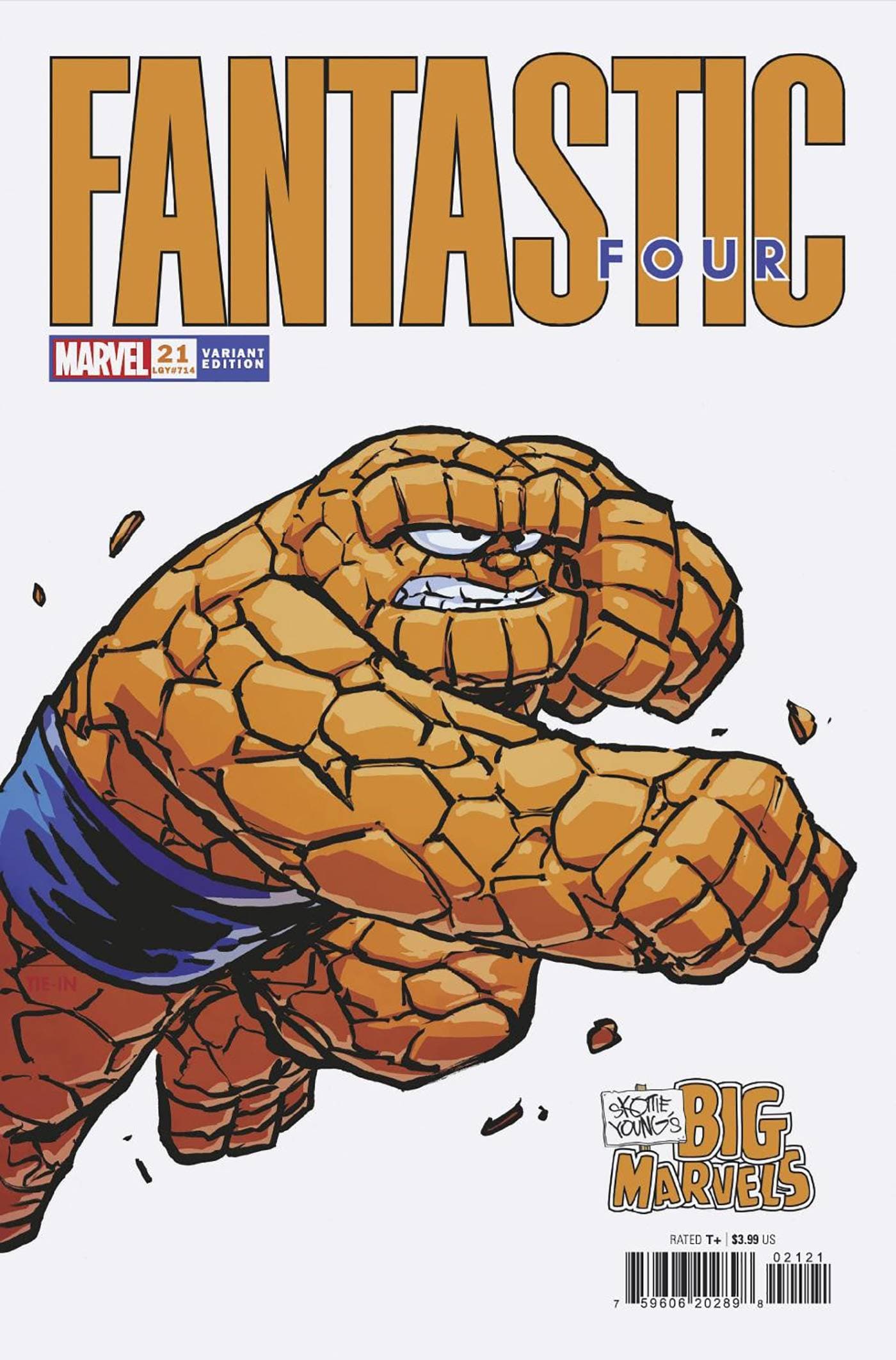 MARVEL PRH COMIC BOOK FANTASTIC FOUR #21 SKOTTIE YOUNG BIG MARVEL VAR