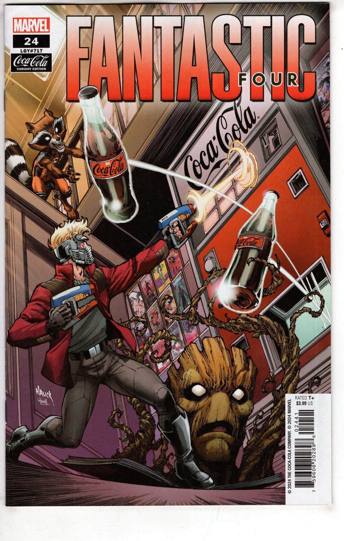 MARVEL PRH COMIC BOOK FANTASTIC FOUR #24 TODD NAUCK COCA-COLA Variant