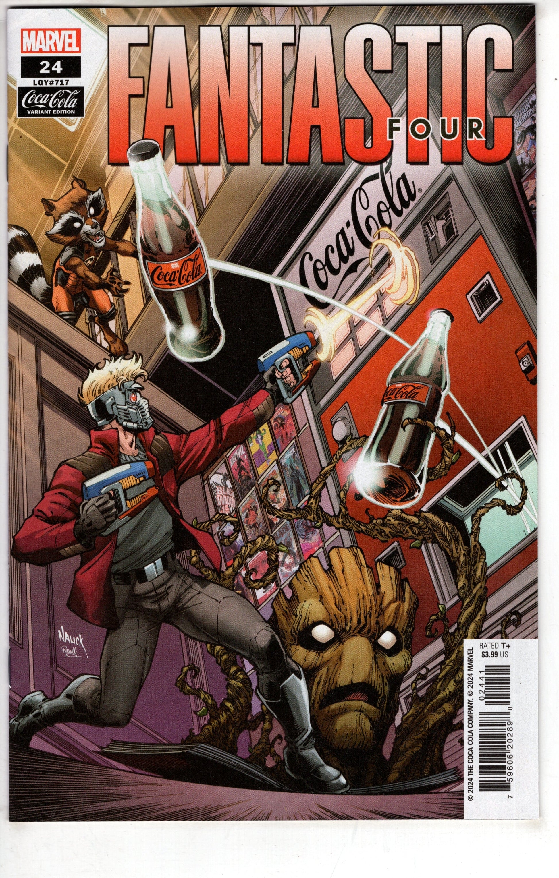 MARVEL PRH COMIC BOOK FANTASTIC FOUR #24 TODD NAUCK COCA-COLA Variant