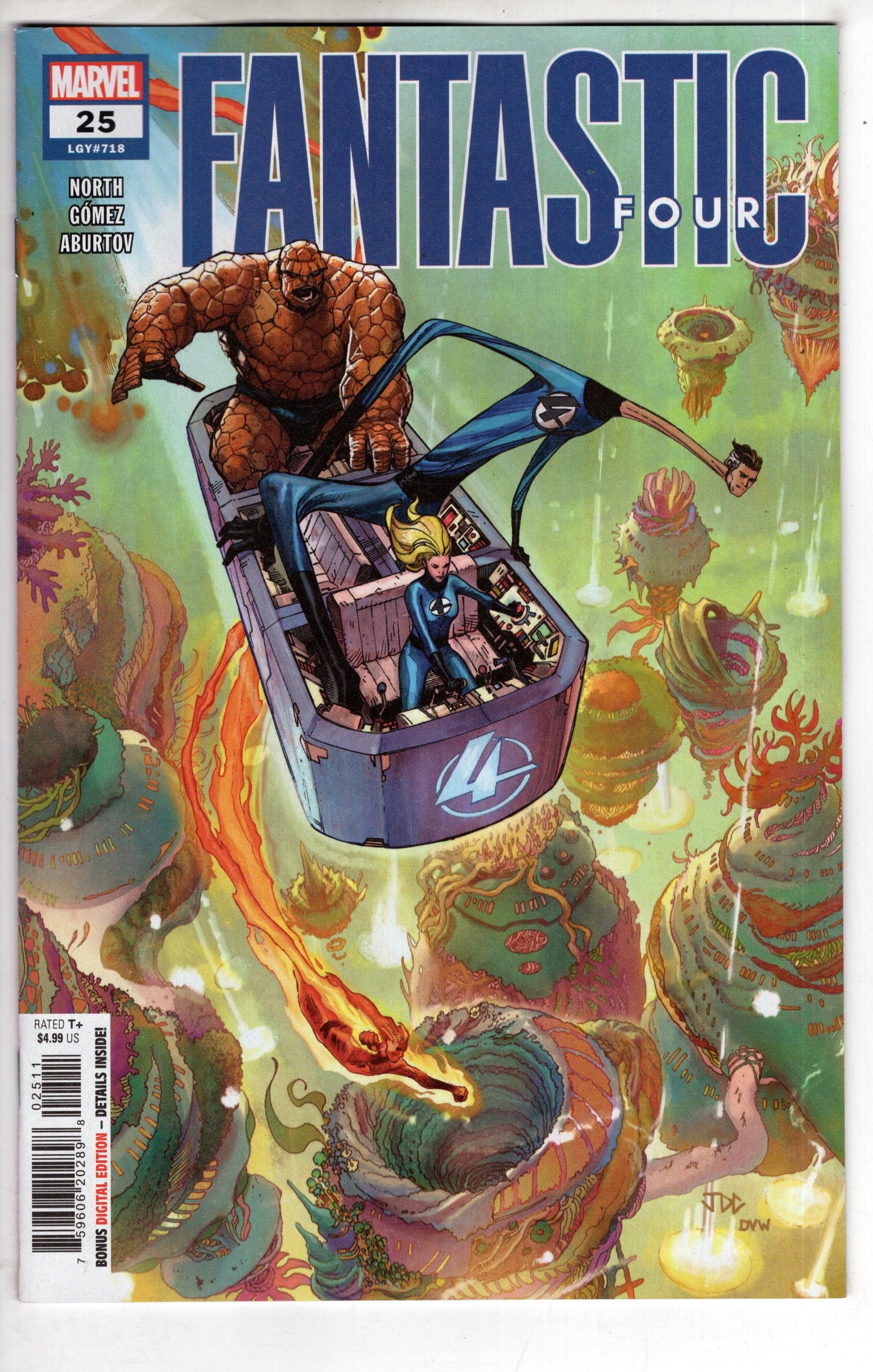 MARVEL PRH COMIC BOOK FANTASTIC FOUR #25