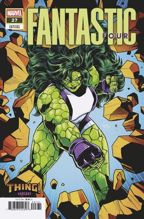 MARVEL PRH COMIC BOOK FANTASTIC FOUR #27 LUCIANO VECCHIO THE THING! VARIANT (VF/NM)