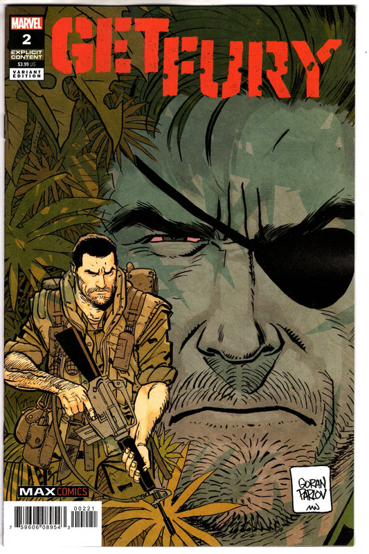 MARVEL PRH COMIC BOOK GET FURY #2 GORAN PARLOV VAR