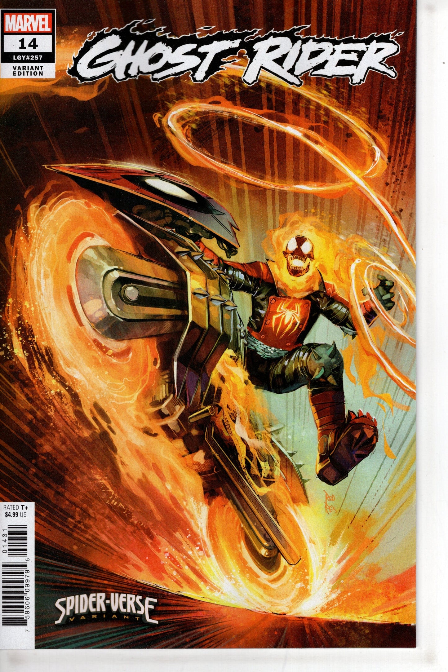 MARVEL PRH COMIC BOOK GHOST RIDER #14 REIS SPIDER-VERSE VAR