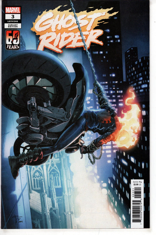 MARVEL PRH COMIC BOOK GHOST RIDER #3 MOBILI SPIDER-MAN VARIANT