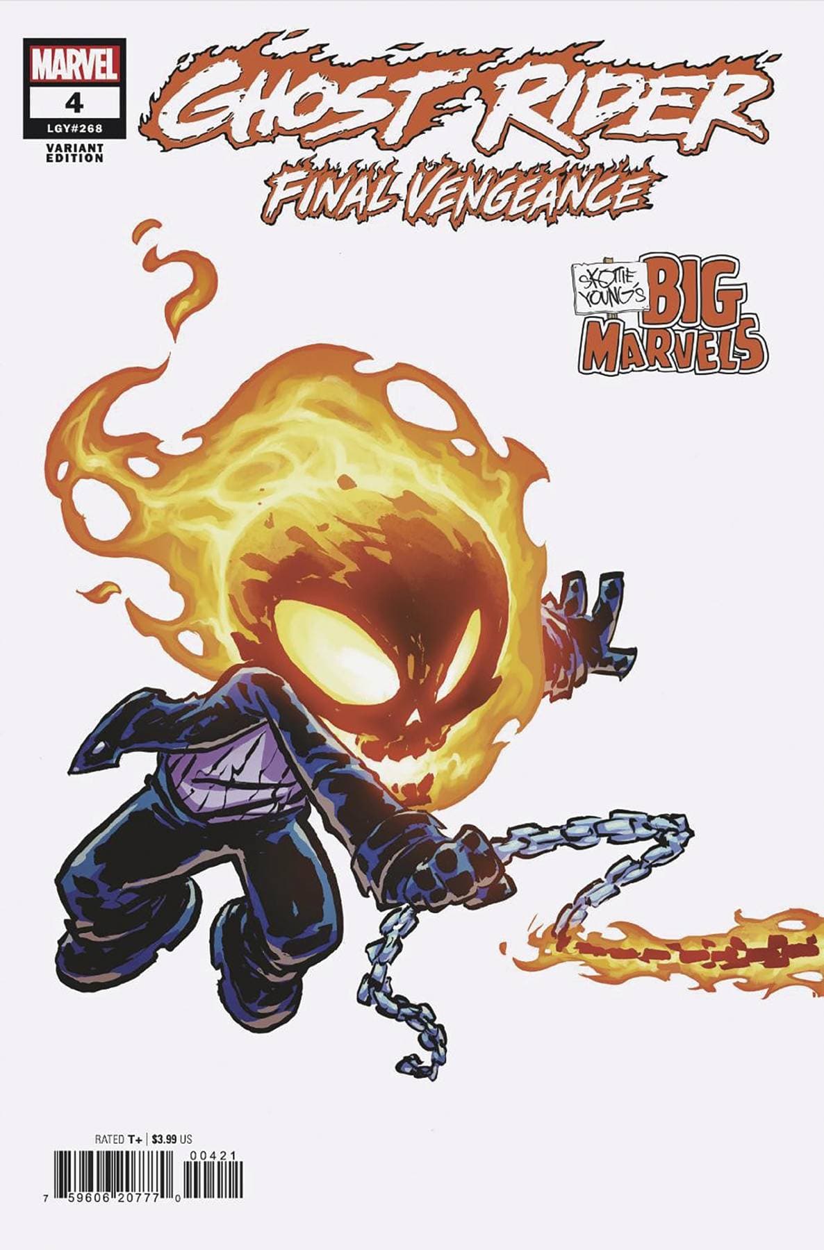 MARVEL PRH COMIC BOOK GHOST RIDER FINAL VENGEANCE #4 YOUNG BIG MARVEL VAR