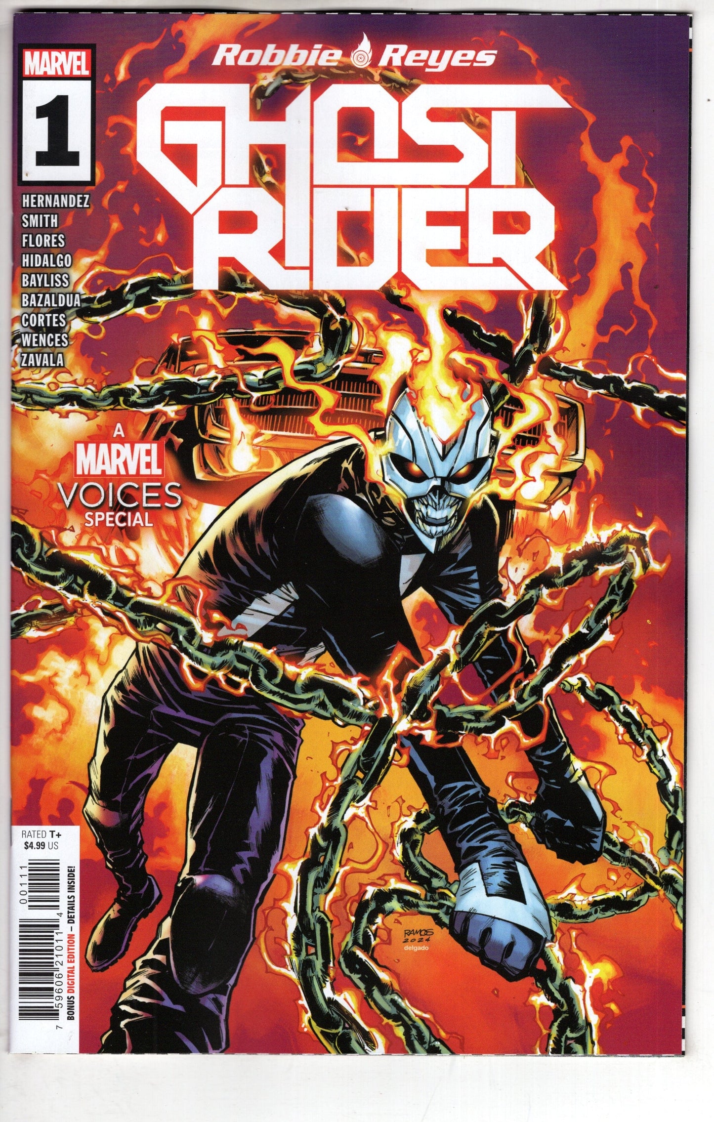 MARVEL PRH COMIC BOOK GHOST RIDER ROBBIE REYES SPECIAL #1