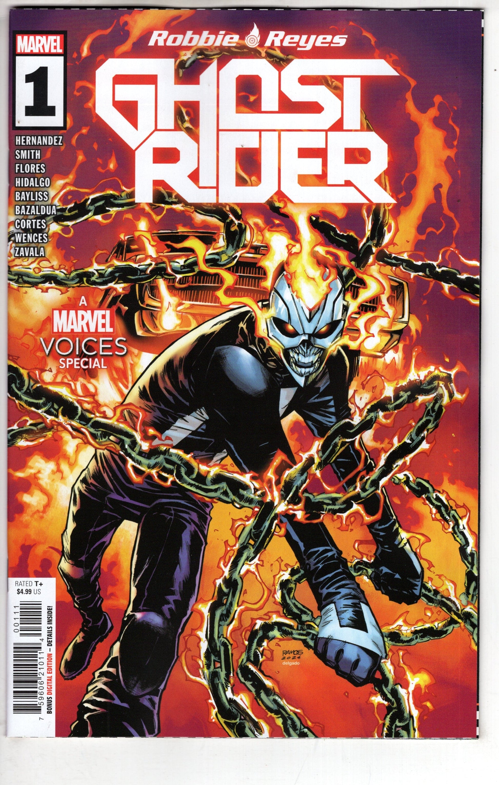 MARVEL PRH COMIC BOOK GHOST RIDER ROBBIE REYES SPECIAL #1