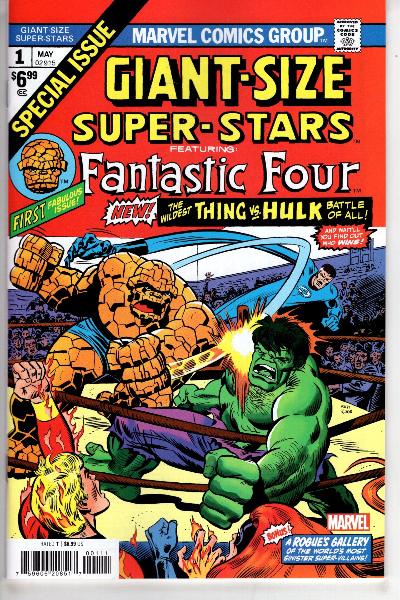 MARVEL PRH COMIC BOOK GIANT-SIZE SUPER-STARS #1 FACSIMILE EDITION