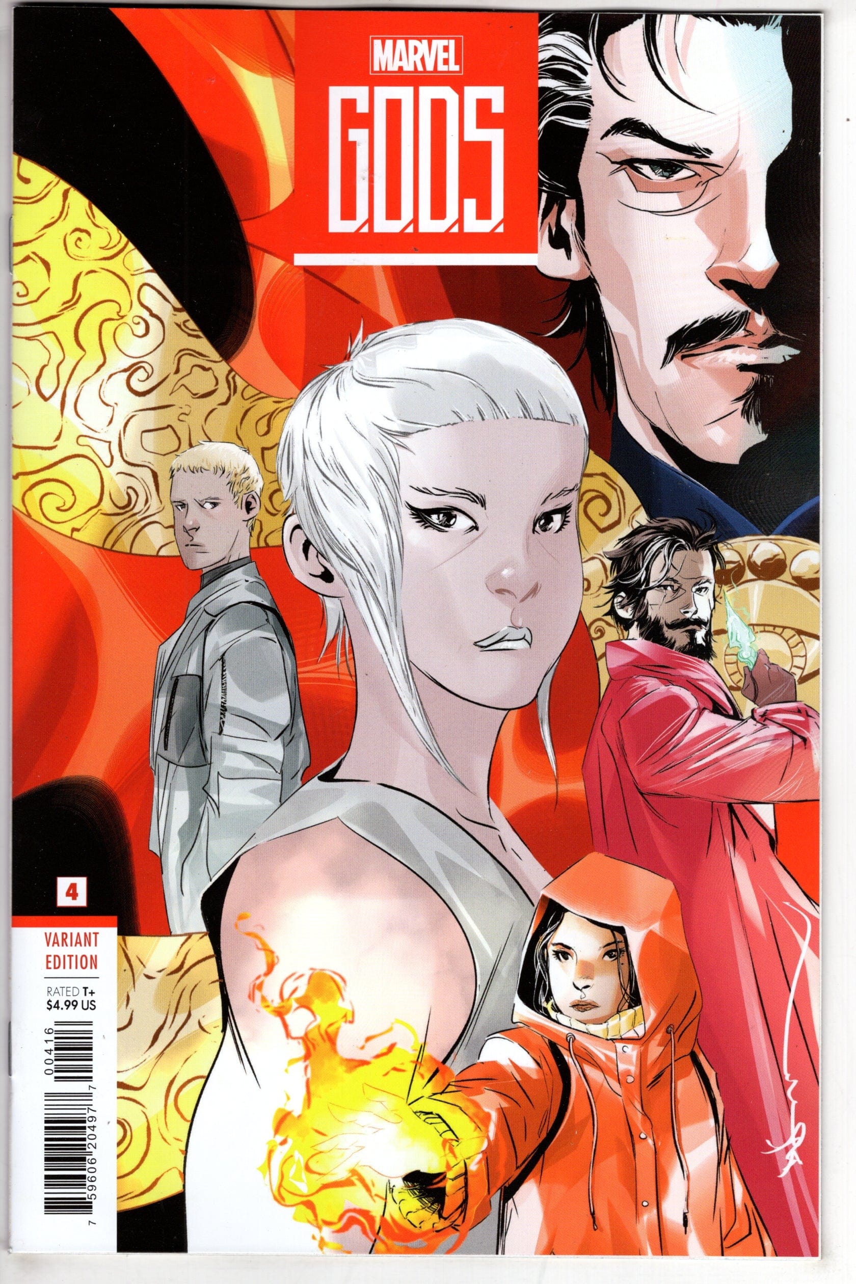 MARVEL PRH COMIC BOOK GODS #4 25 COPY INCV DUSTIN NGUYEN VAR