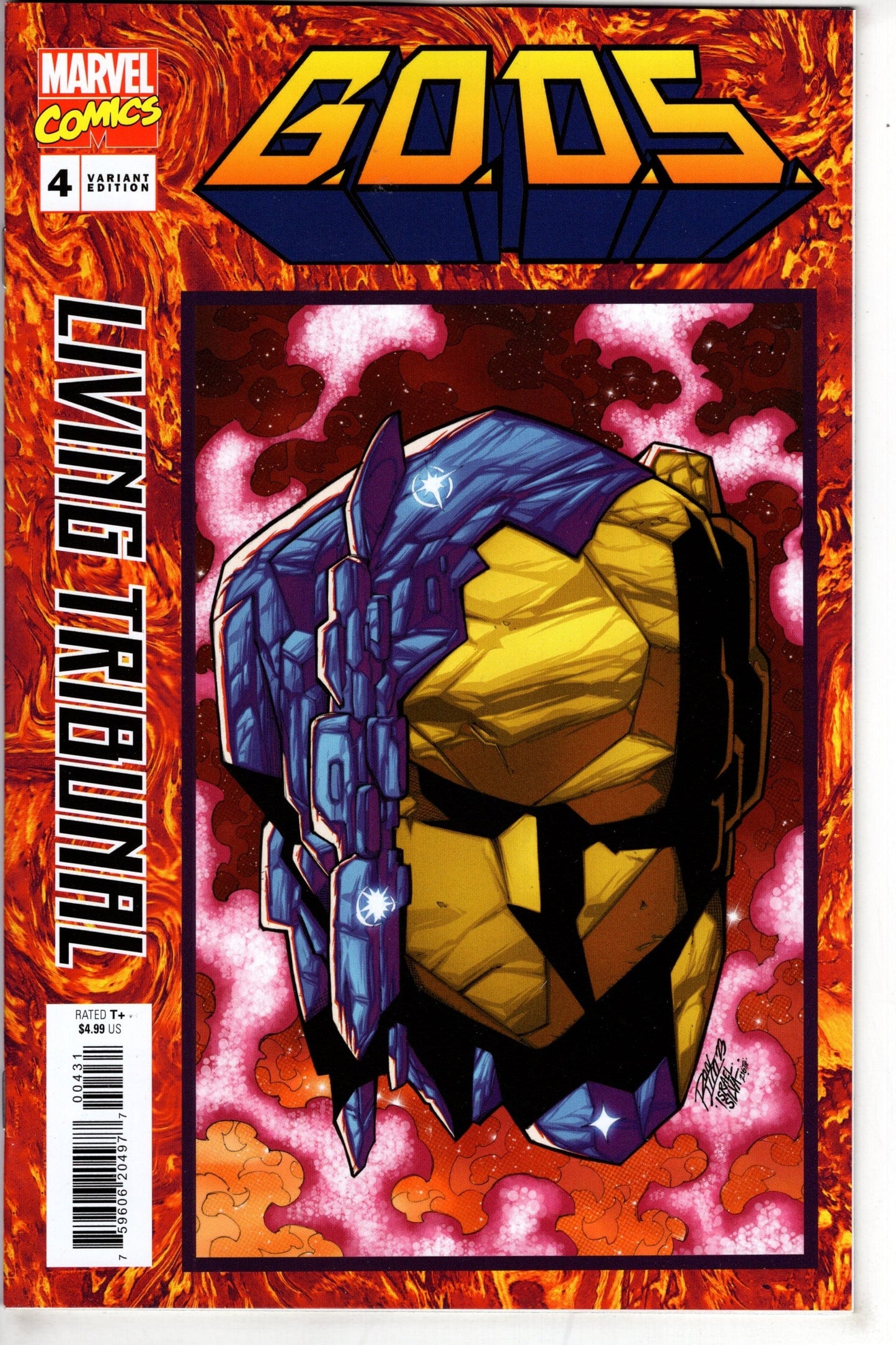 MARVEL PRH COMIC BOOK GODS #4 RON LIM COSMIC HOMAGE VAR