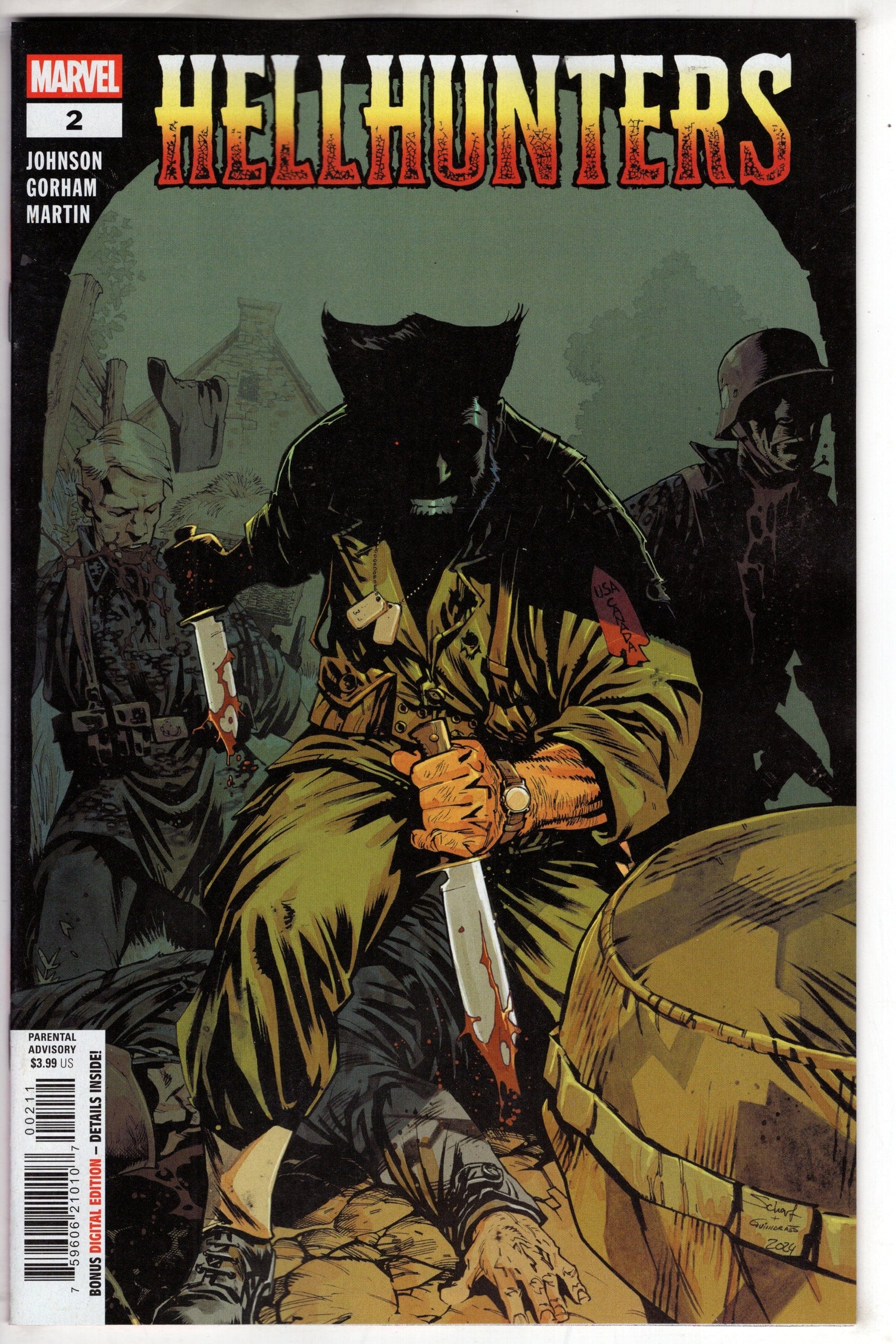 MARVEL PRH COMIC BOOK Hellhunters #2