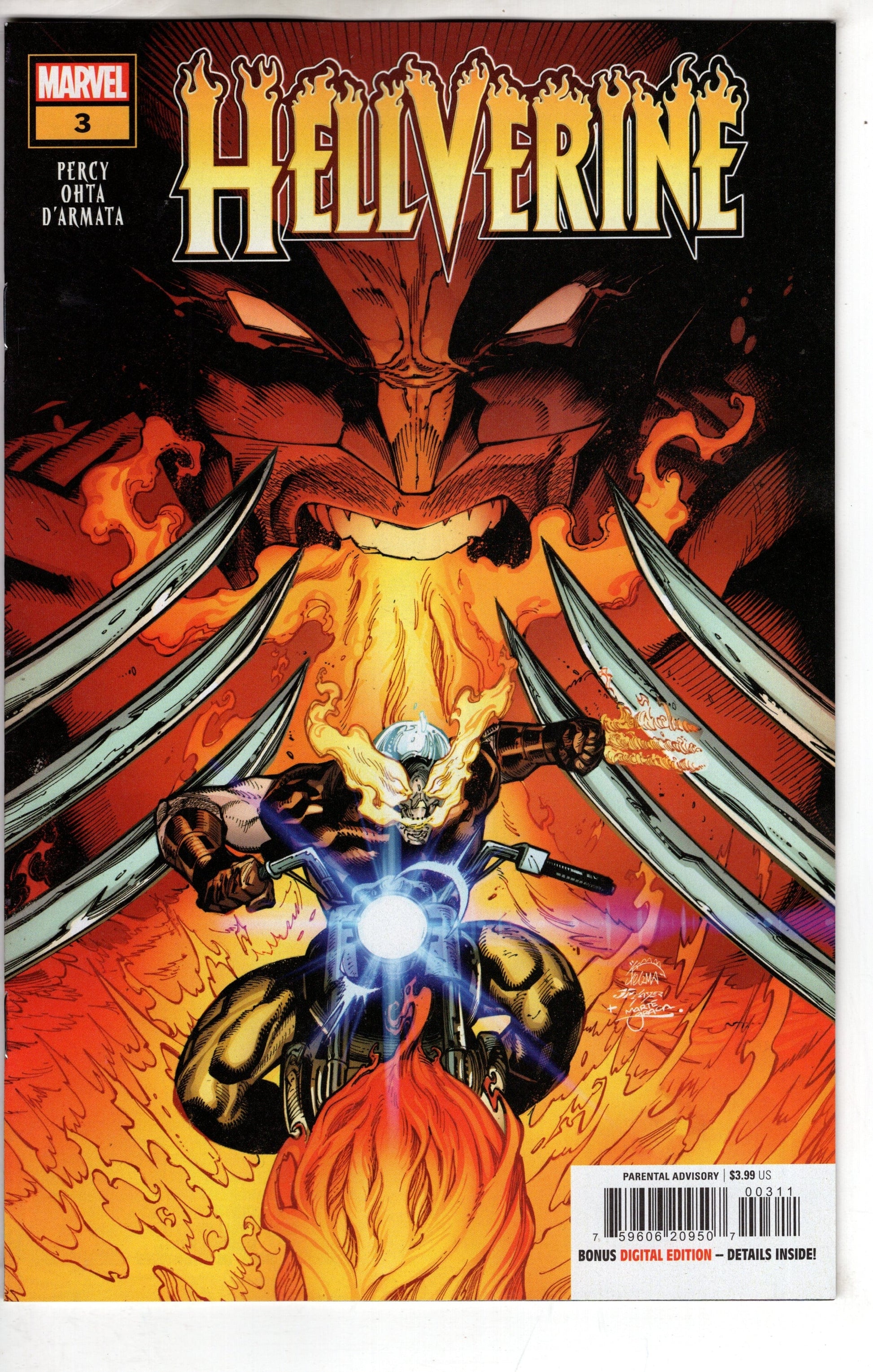 MARVEL PRH COMIC BOOK HELLVERINE #3