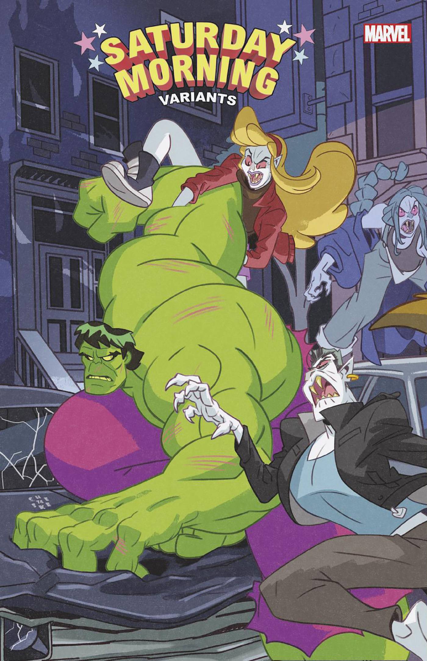MARVEL PRH COMIC BOOK HULK BLOOD HUNT #1 GALLOWAY SATURDAY MORNING CONNECT VAR