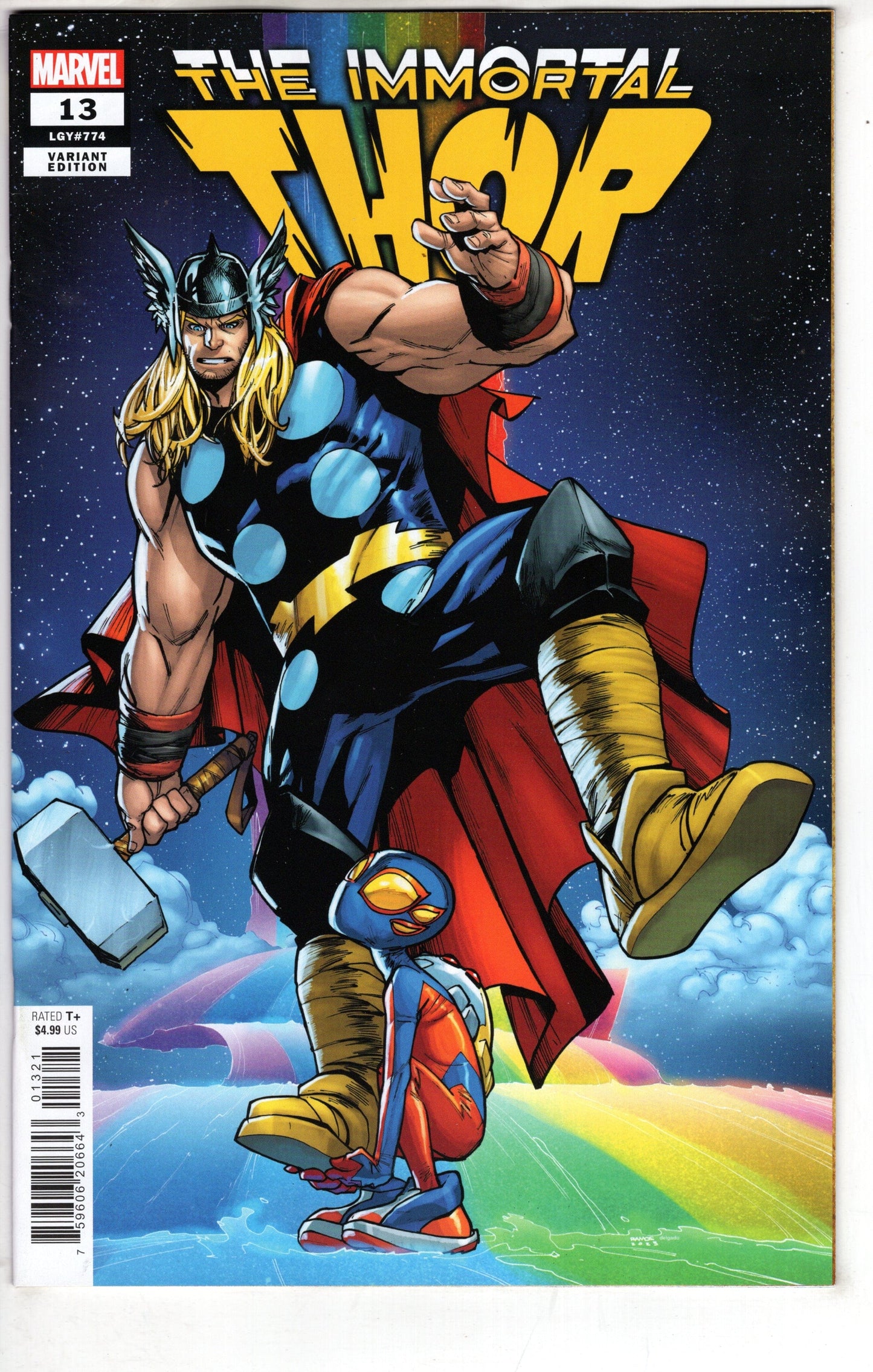 MARVEL PRH COMIC BOOK IMMORTAL THOR #13 HUMBERTO RAMOS VAR