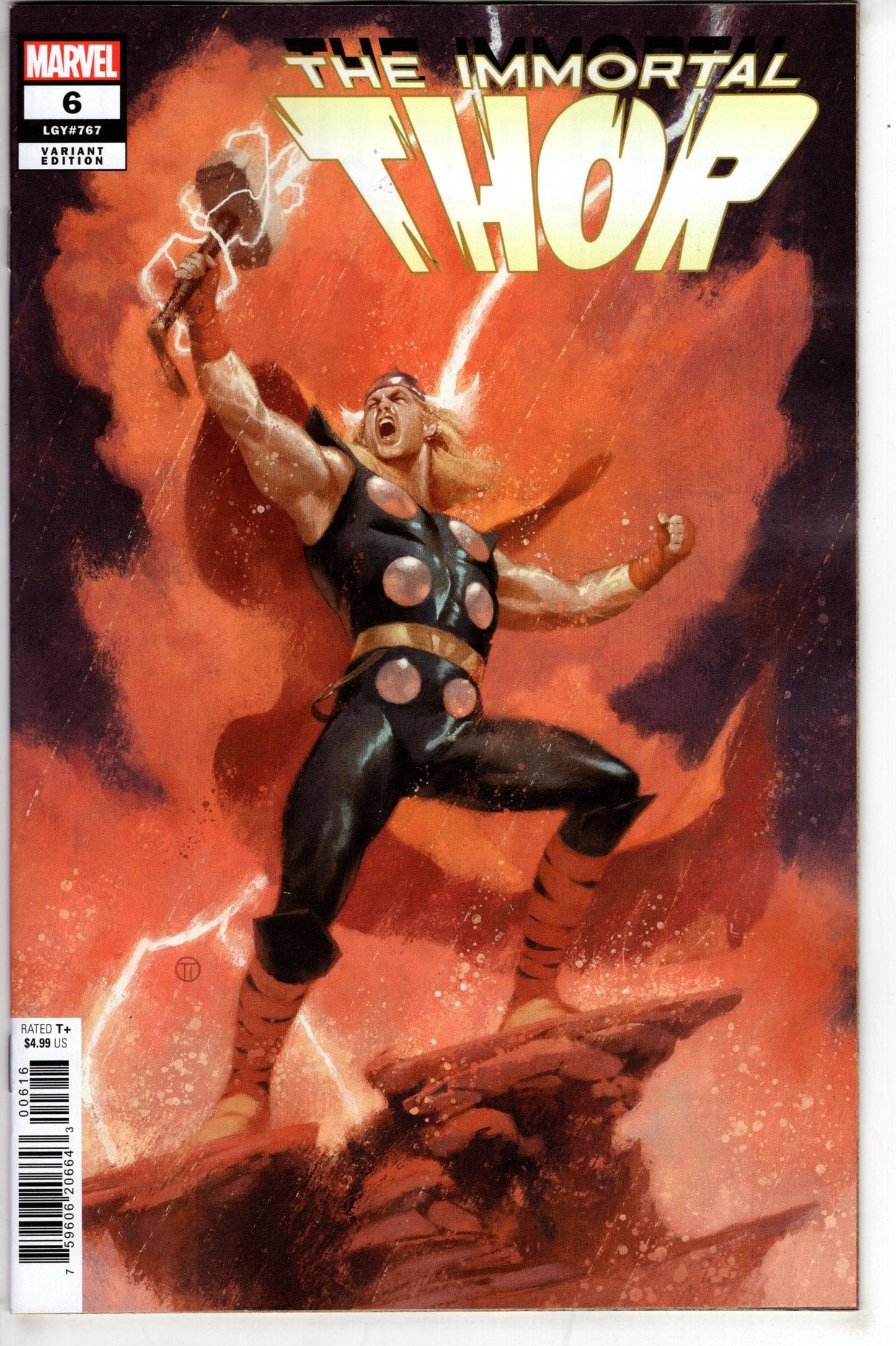MARVEL PRH COMIC BOOK IMMORTAL THOR #6 25 COPY INCV JULIAN TOTINO TEDESCO VAR