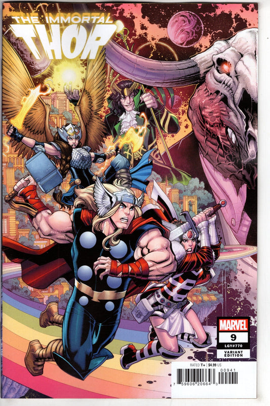 MARVEL PRH COMIC BOOK IMMORTAL THOR #9 NICK BRADSHAW CONNECT VAR