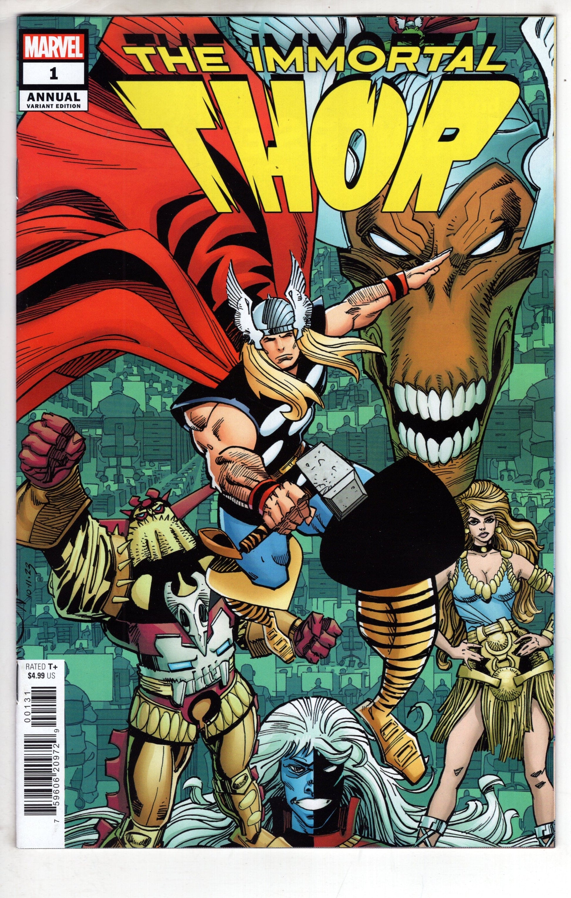 MARVEL PRH COMIC BOOK IMMORTAL THOR ANNUAL #1 WALT SIMONSON VAR
