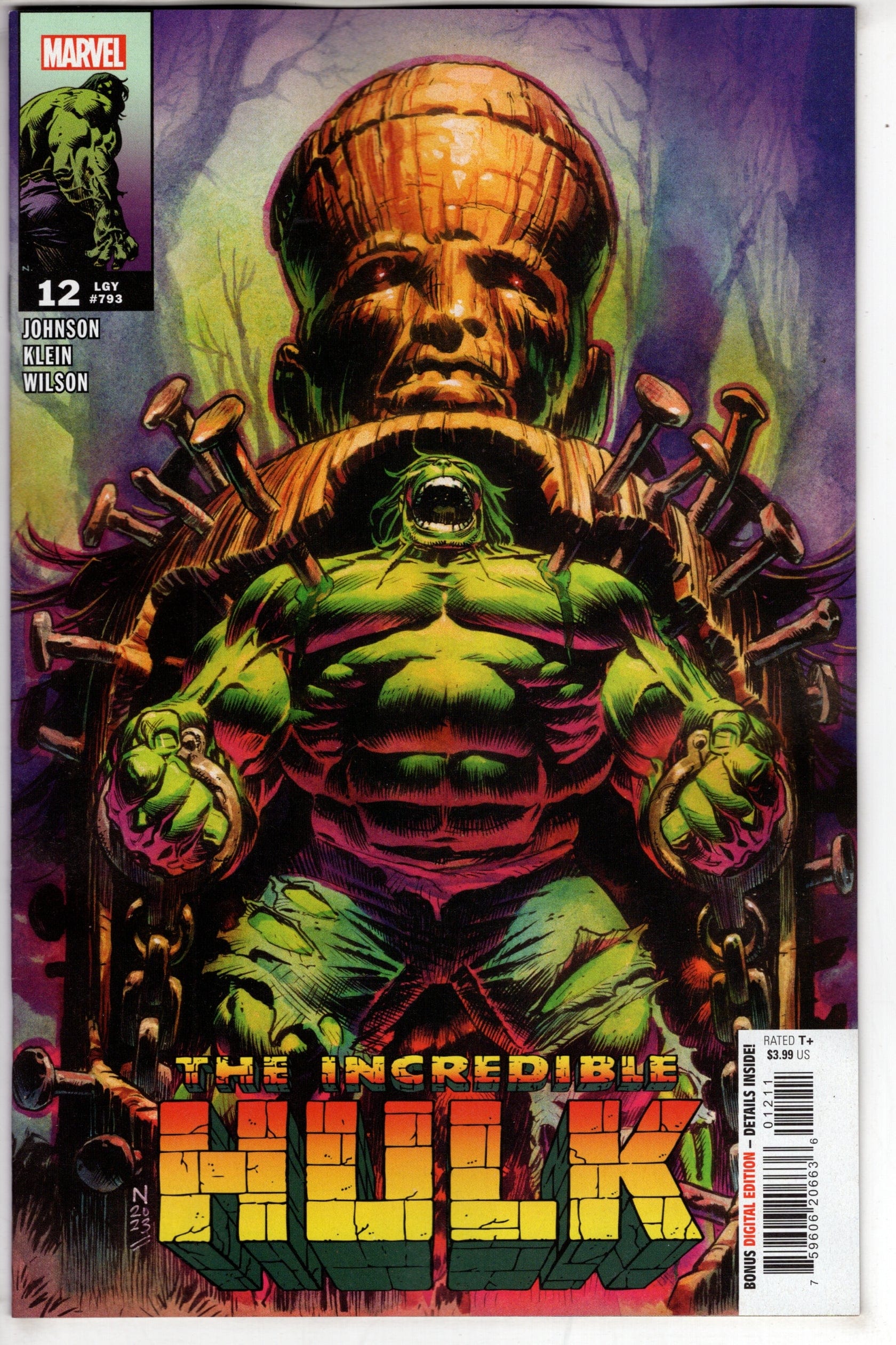 MARVEL PRH COMIC BOOK INCREDIBLE HULK #12
