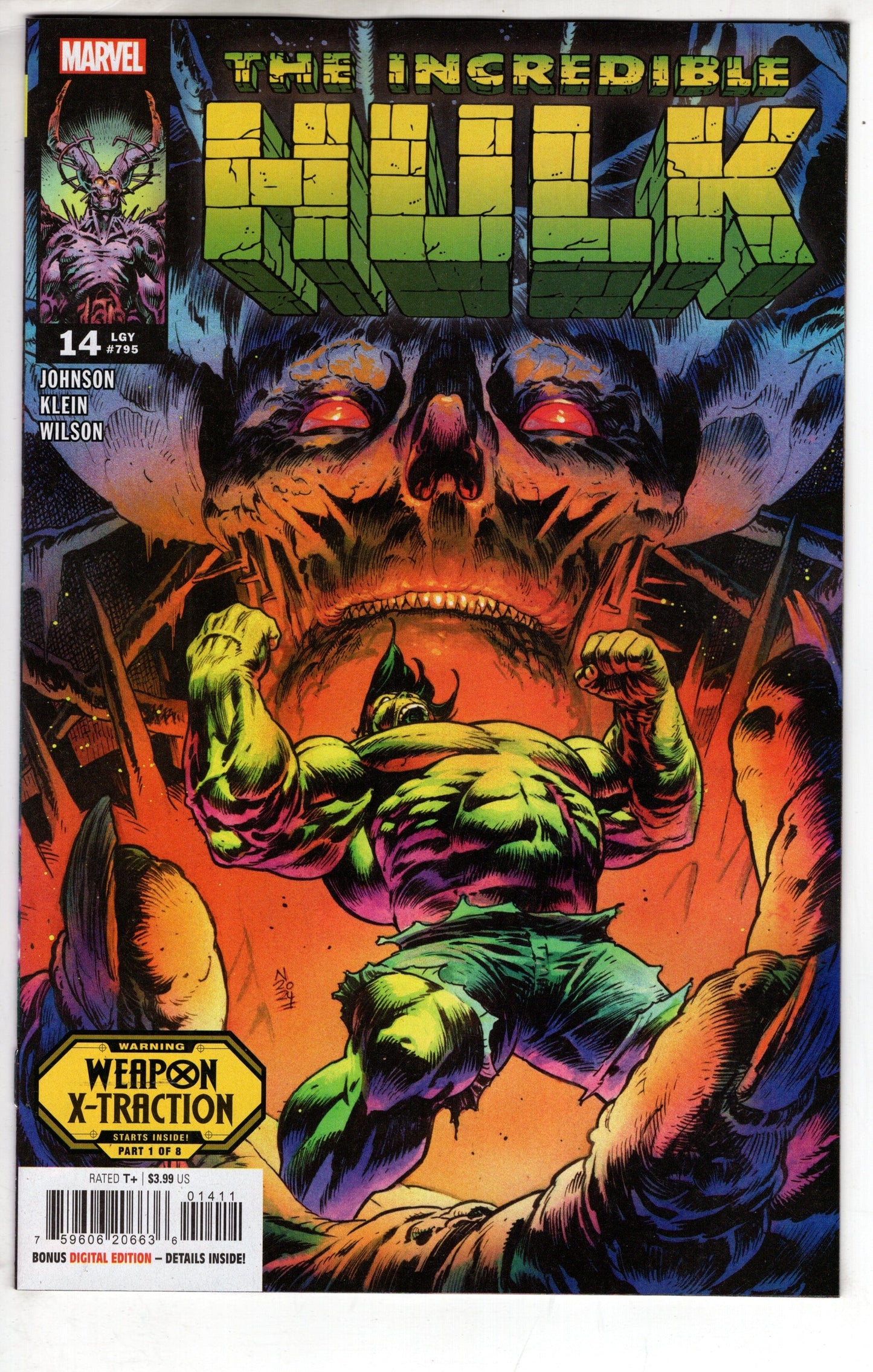 MARVEL PRH COMIC BOOK INCREDIBLE HULK #14