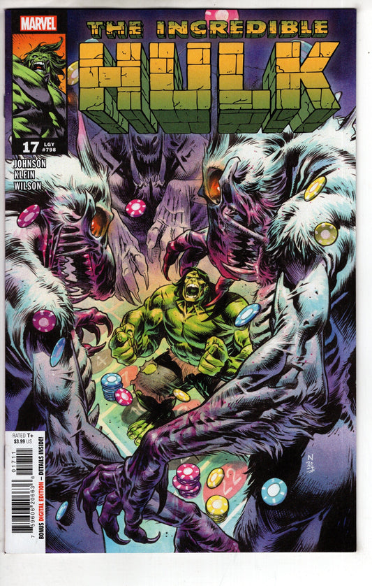 MARVEL PRH COMIC BOOK INCREDIBLE HULK #17
