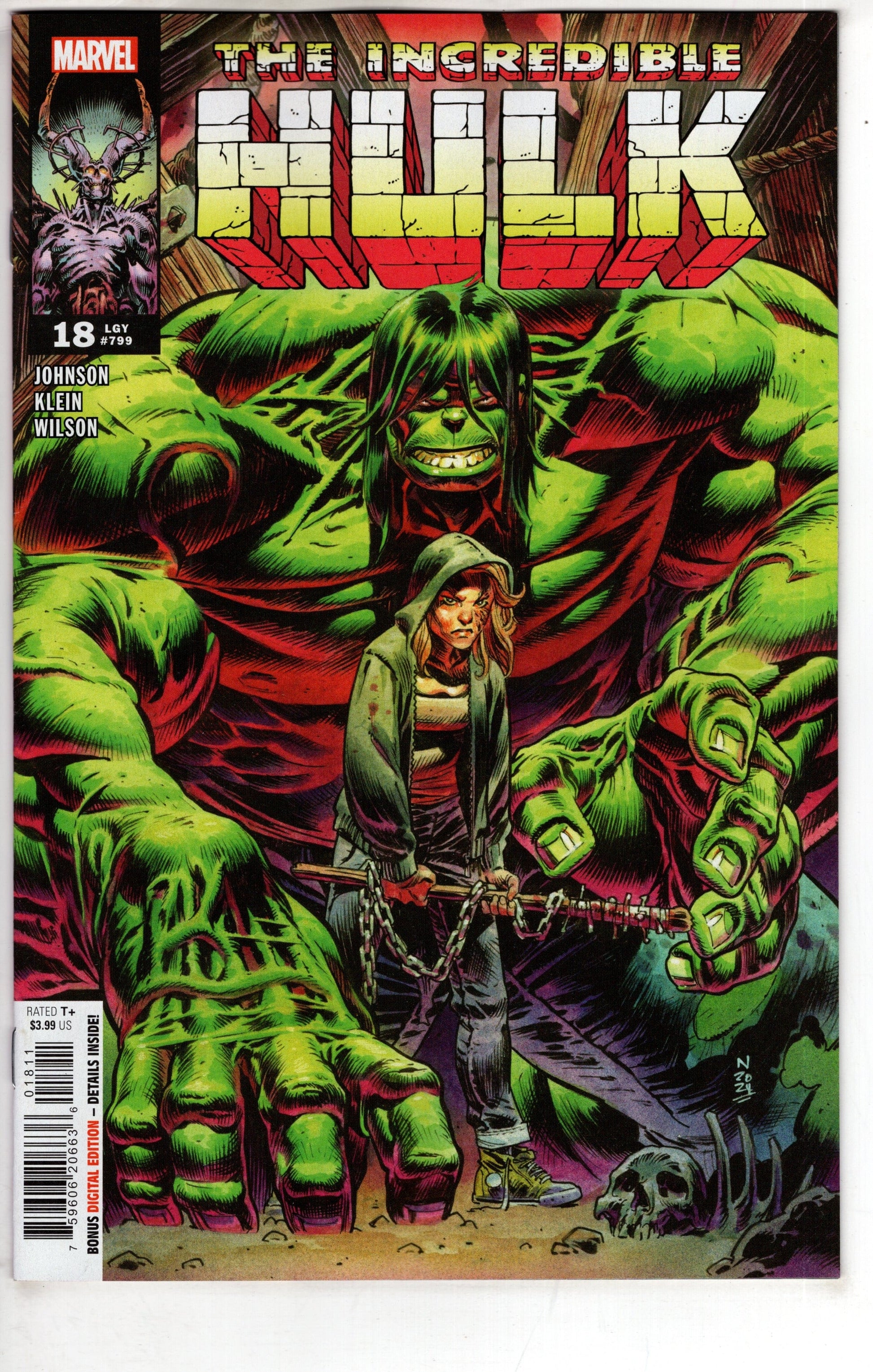 MARVEL PRH COMIC BOOK INCREDIBLE HULK #18