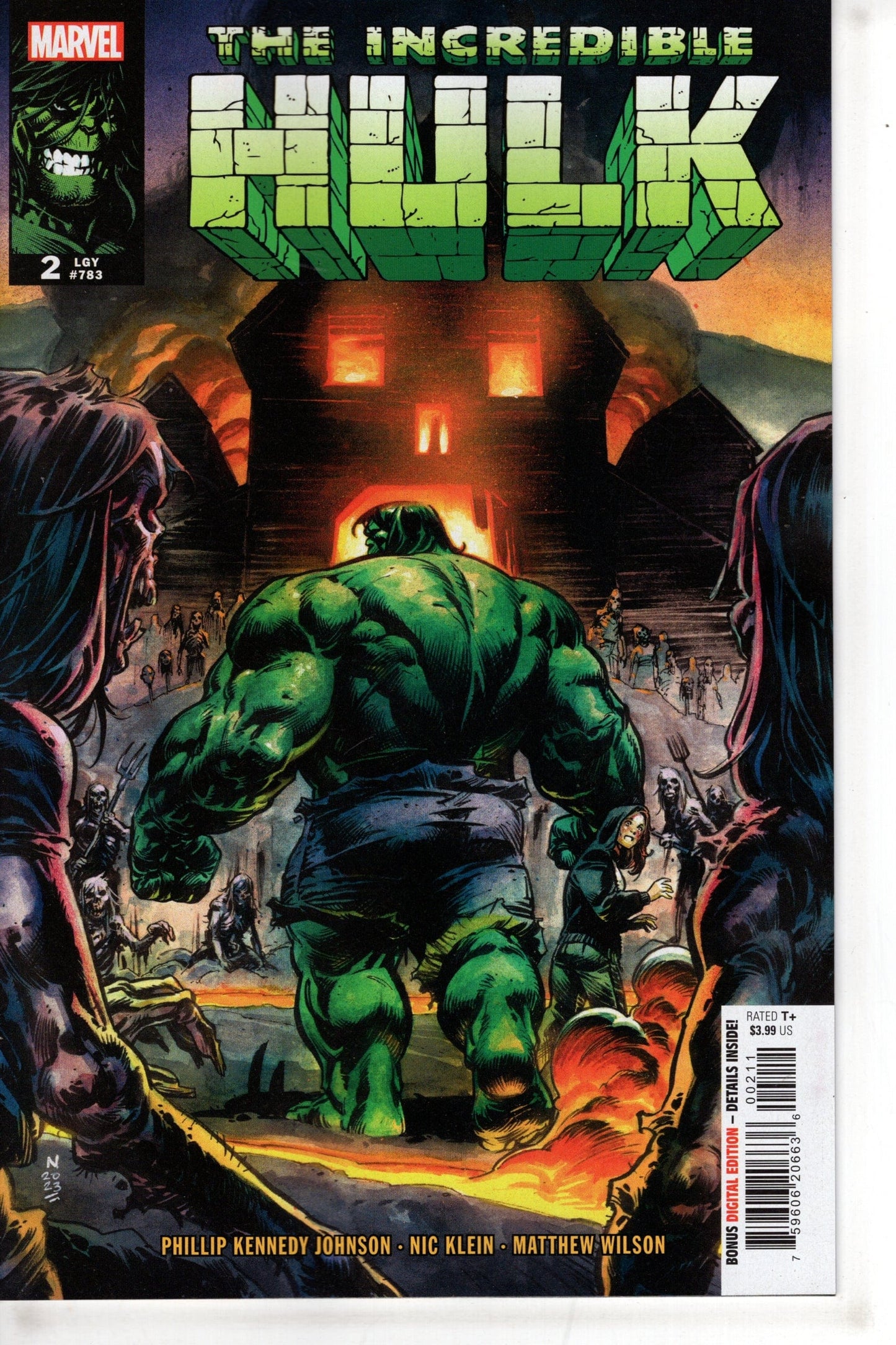 MARVEL PRH COMIC BOOK INCREDIBLE HULK #2