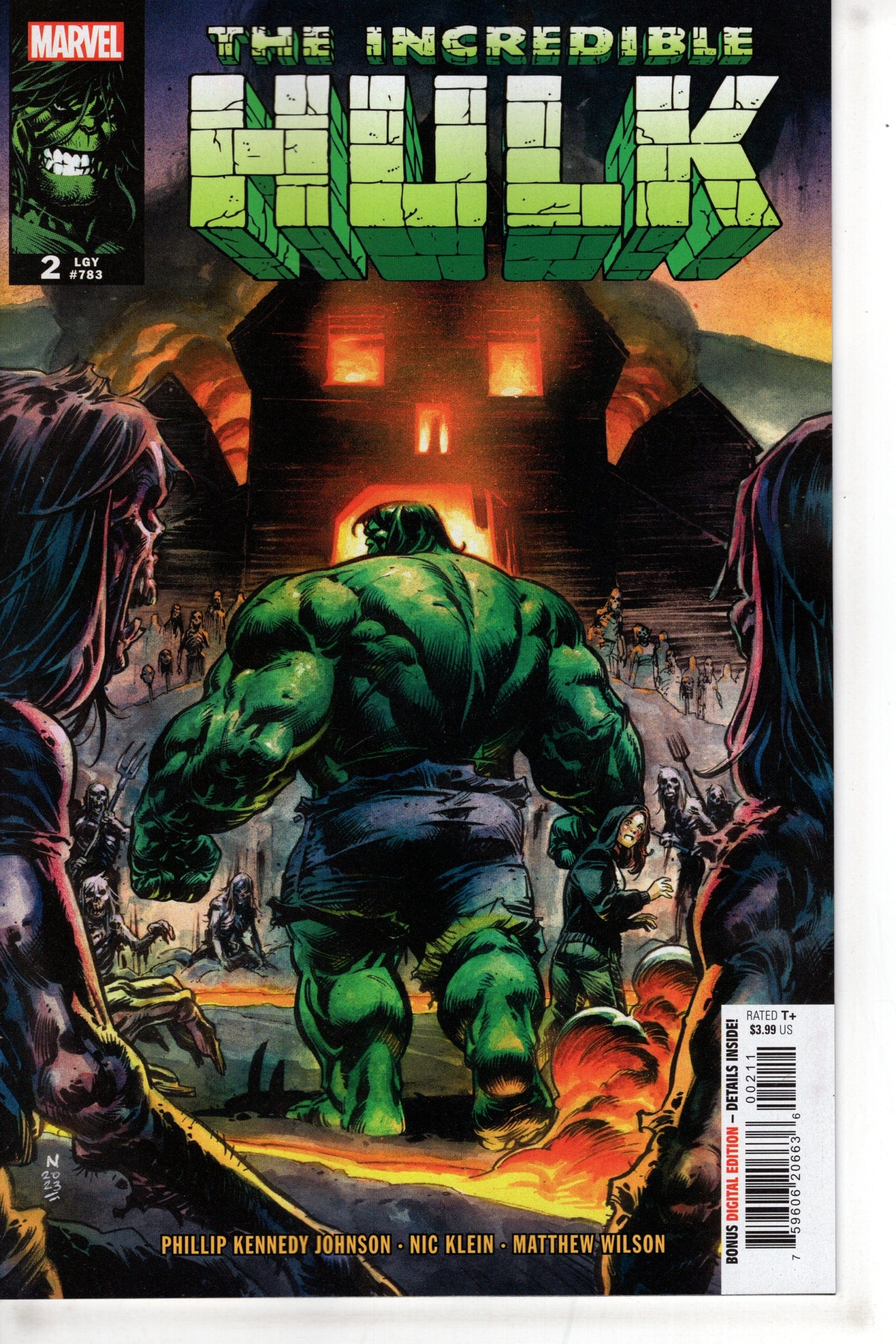 MARVEL PRH COMIC BOOK INCREDIBLE HULK #2