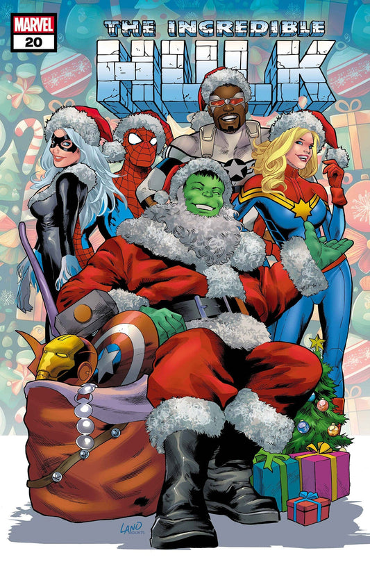 MARVEL PRH COMIC BOOK Incredible Hulk #20 Greg Land Winter Holiday Variant