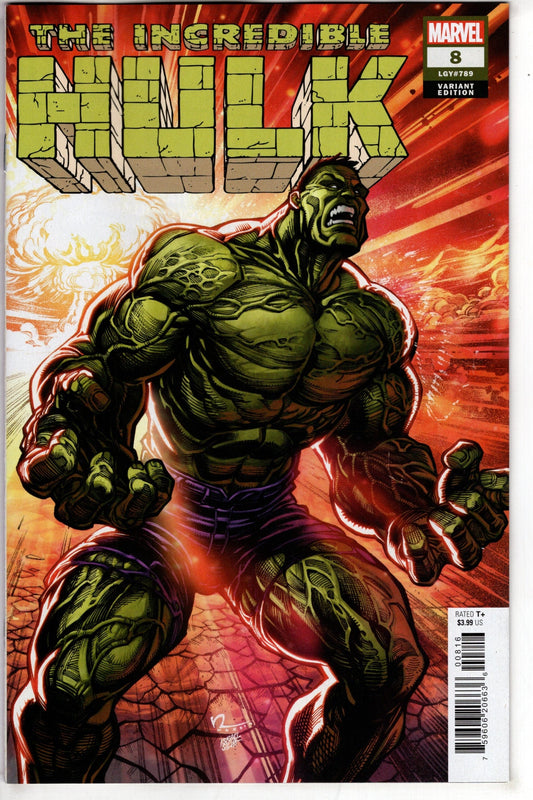 MARVEL PRH COMIC BOOK INCREDIBLE HULK #8 25 COPY INCV CHAD HARDIN VAR