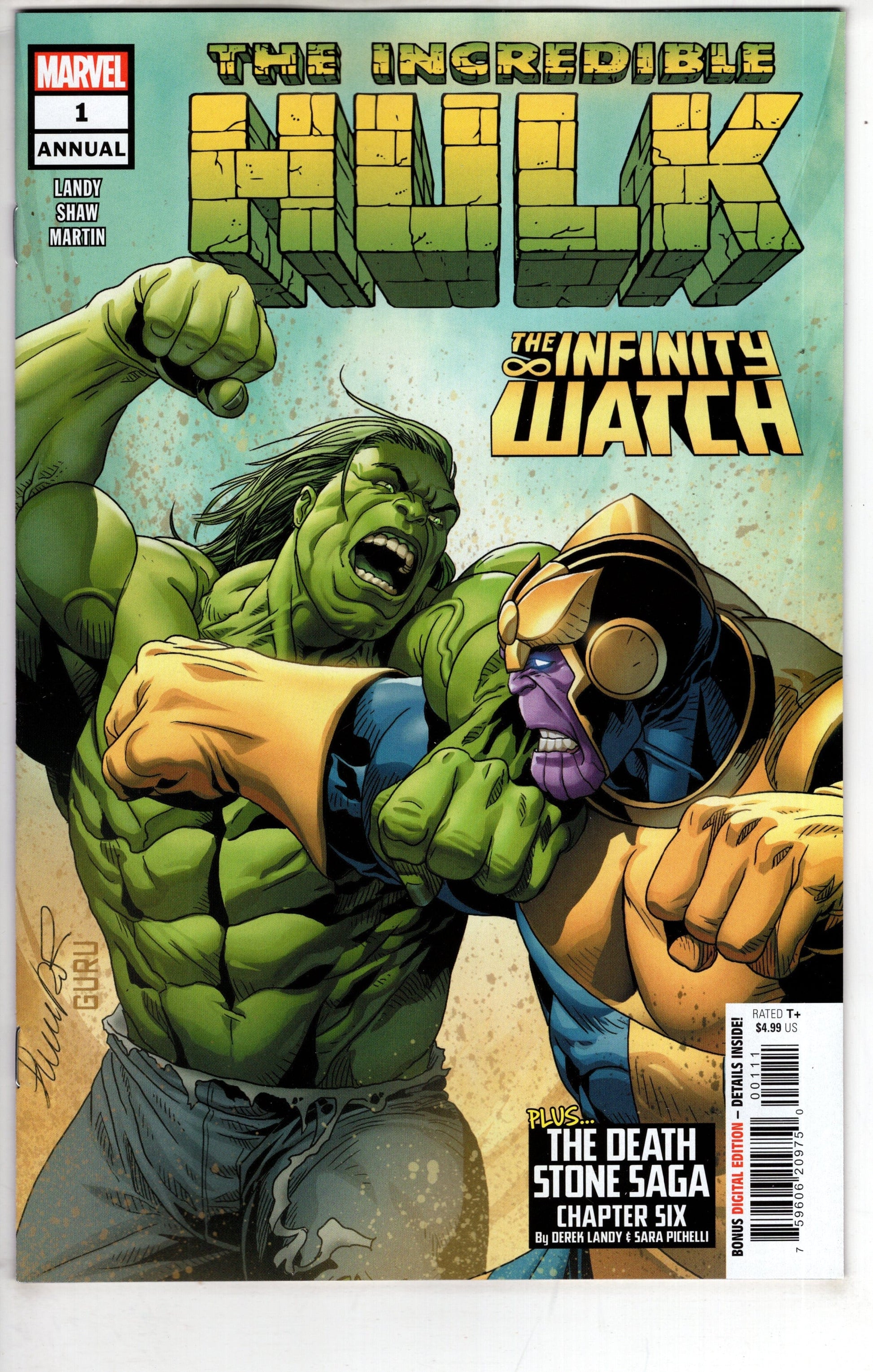 MARVEL PRH COMIC BOOK INCREDIBLE HULK ANNUAL #1