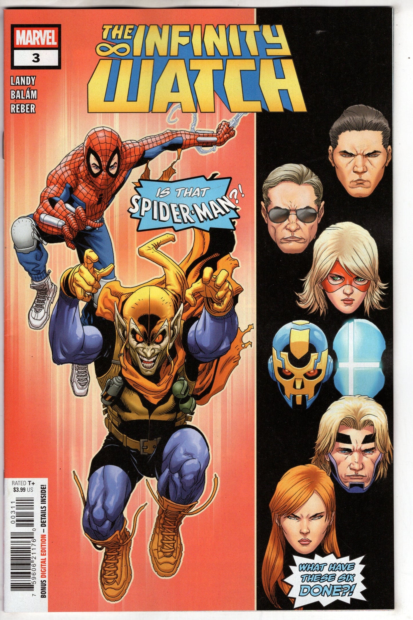 MARVEL PRH COMIC BOOK INFINITY WATCH #3 (OF 5)