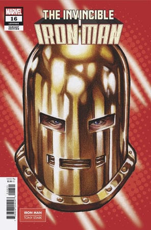 MARVEL PRH COMIC BOOK INVINCIBLE IRON MAN #16 MARK BROOKS HEADSHOT VARIANT (VF/NM)