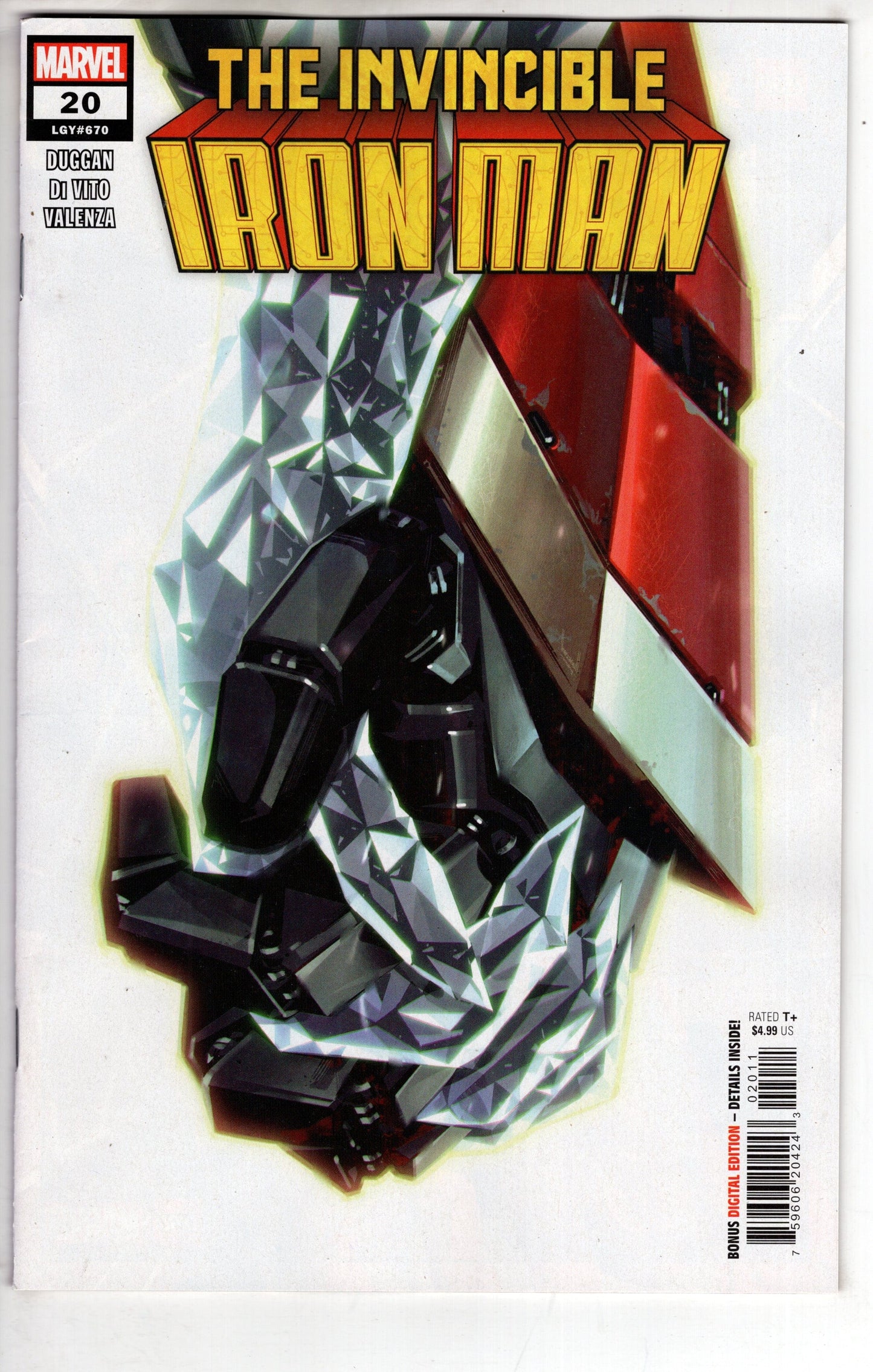 MARVEL PRH COMIC BOOK INVINCIBLE IRON MAN #20
