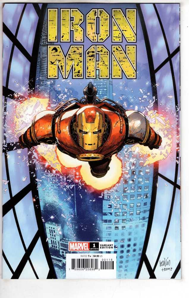 MARVEL PRH COMIC BOOK Iron Man #1 Leinil Yu Variant