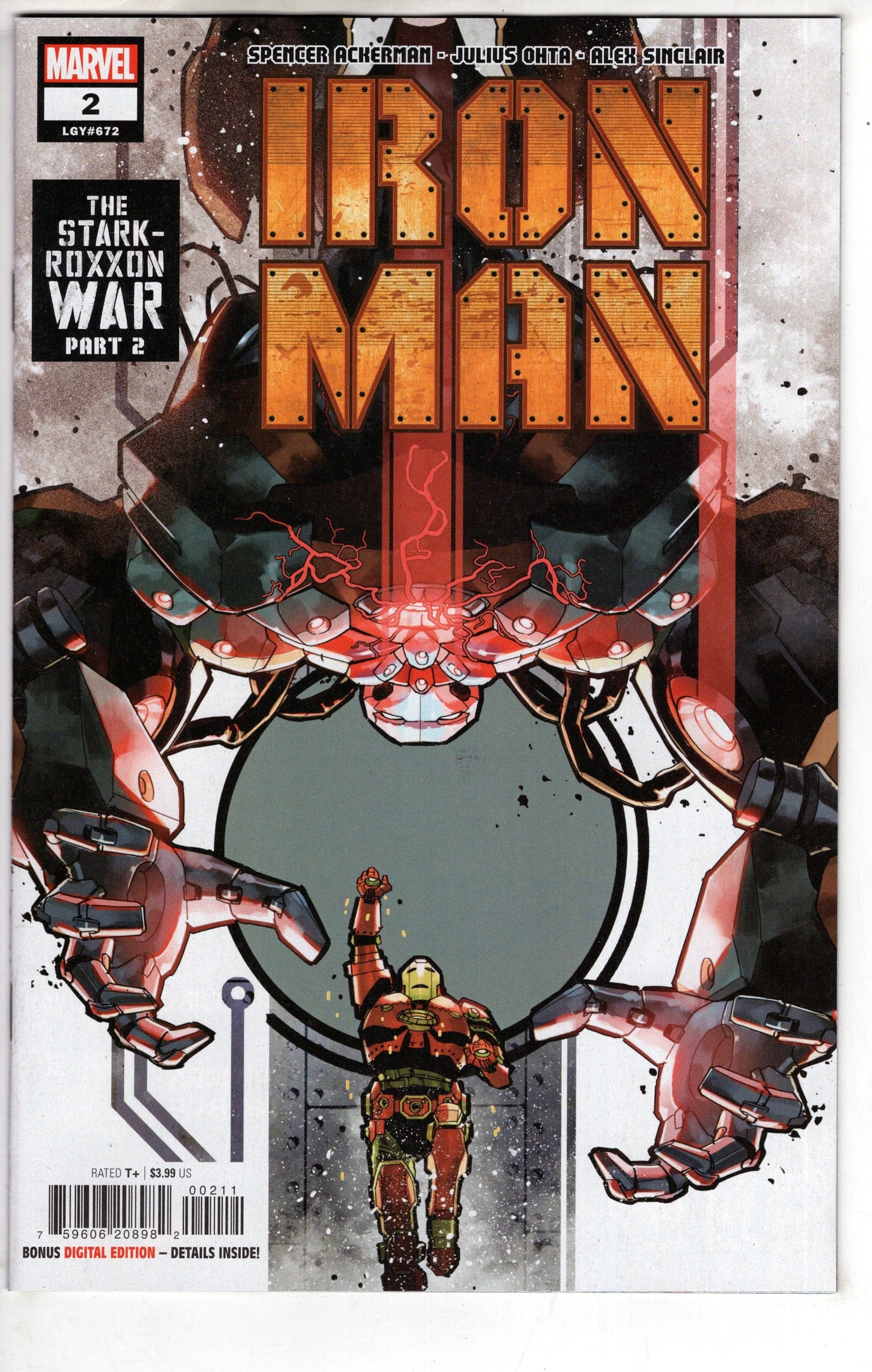 MARVEL PRH COMIC BOOK IRON MAN #2