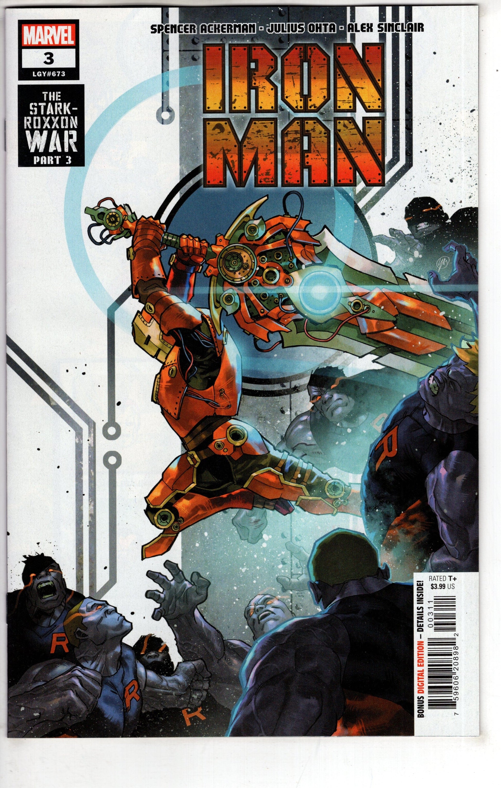 MARVEL PRH COMIC BOOK Iron Man #3 Comic Book