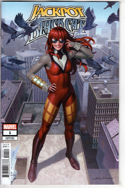 MARVEL PRH COMIC BOOK JACKPOT AND BLACK CAT #1 YOON JACKPOT VAR