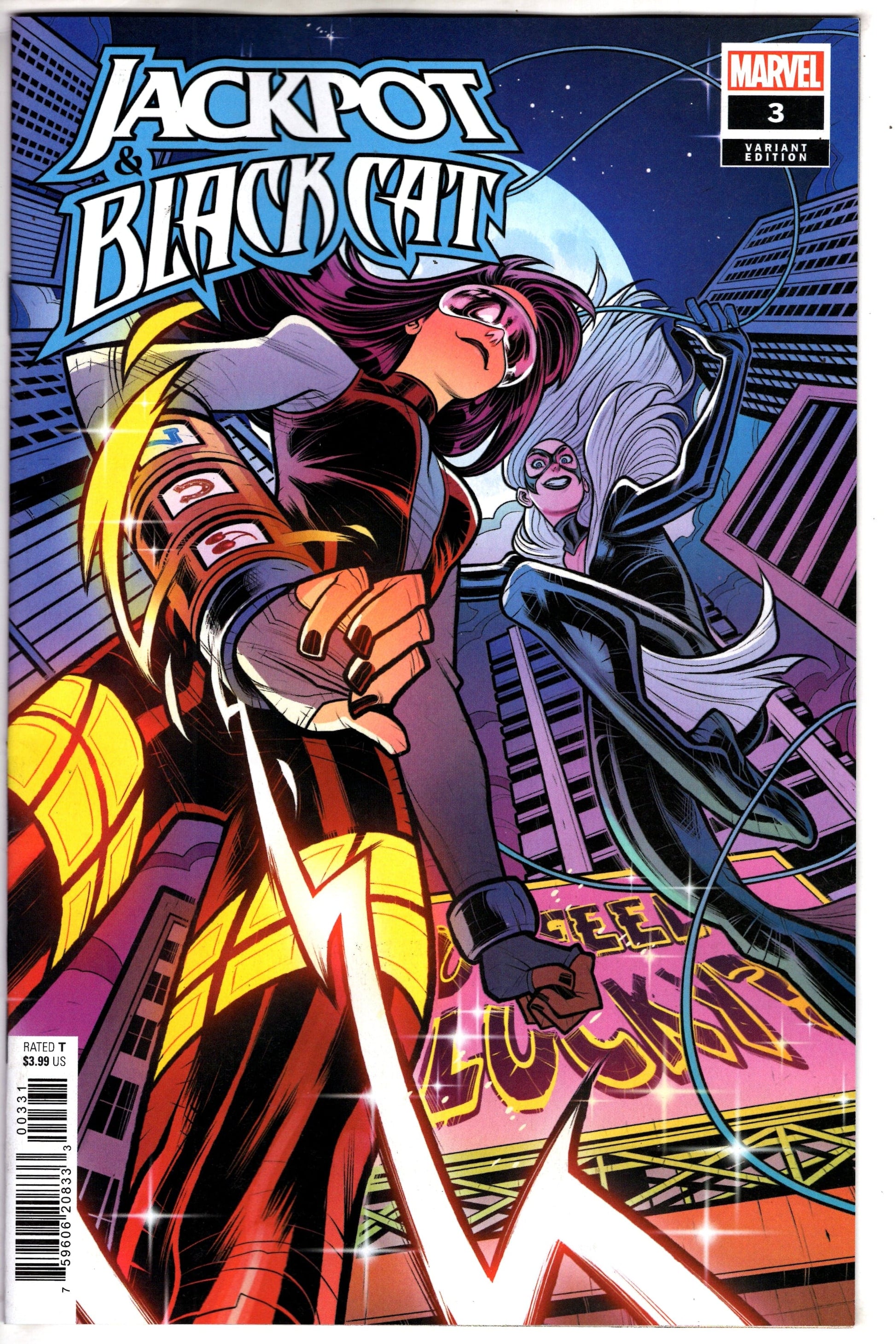 MARVEL PRH COMIC BOOK JACKPOT BLACK CAT #3 ELIZABETH TORQUE VAR