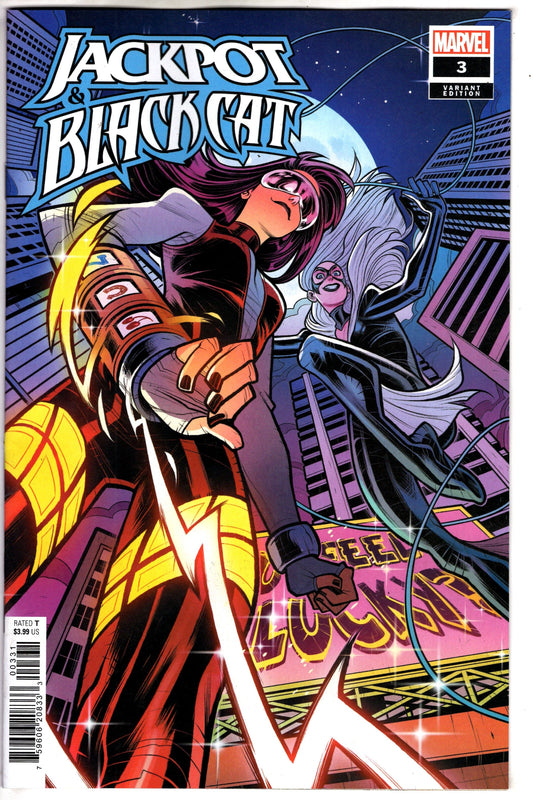 MARVEL PRH COMIC BOOK JACKPOT BLACK CAT #3 ELIZABETH TORQUE VAR
