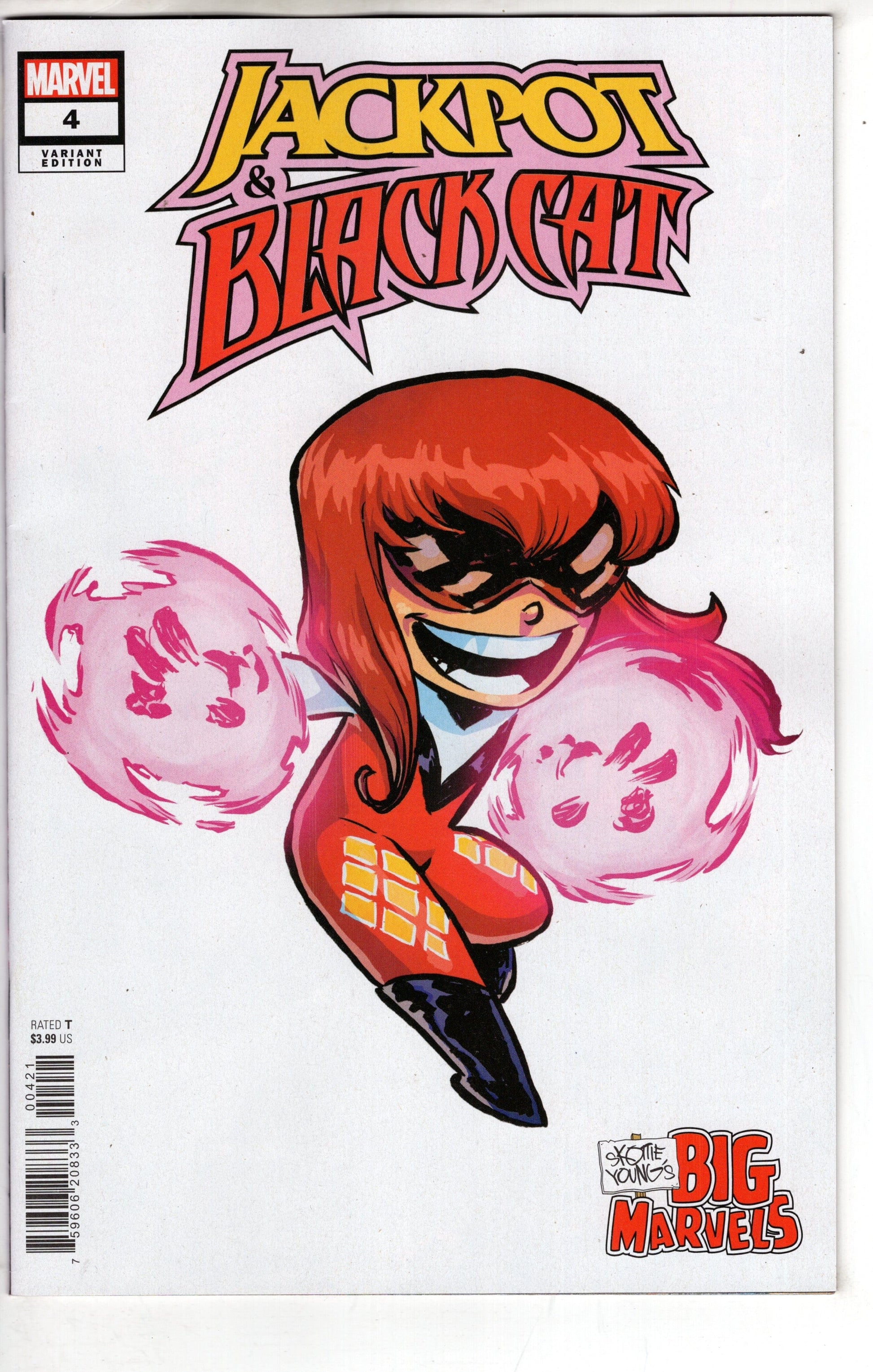 MARVEL PRH COMIC BOOK JACKPOT BLACK CAT #4 SKOTTIE YOUNG BIG MARVEL VARIANT