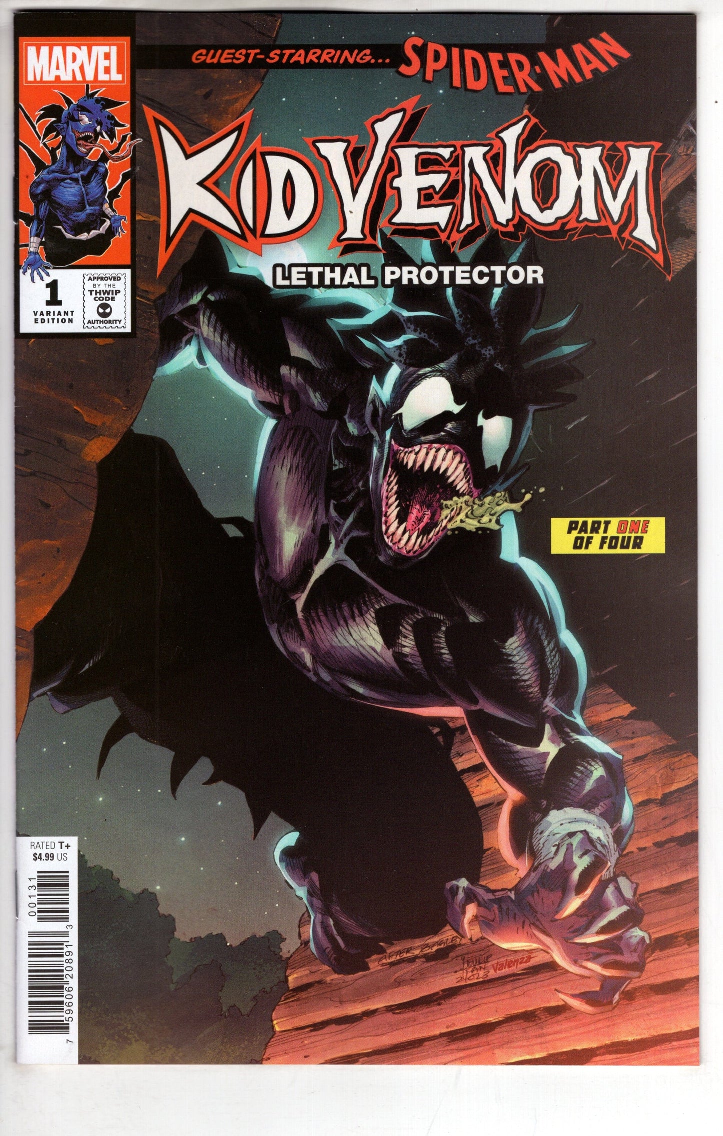 MARVEL PRH COMIC BOOK KID VENOM #1 PHILIP TAN HOMAGE VAR