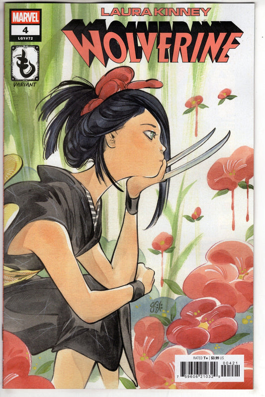 MARVEL PRH COMIC BOOK LAURA KINNEY WOLVERINE #4 PEACH MOMOKO KIMONO VAR