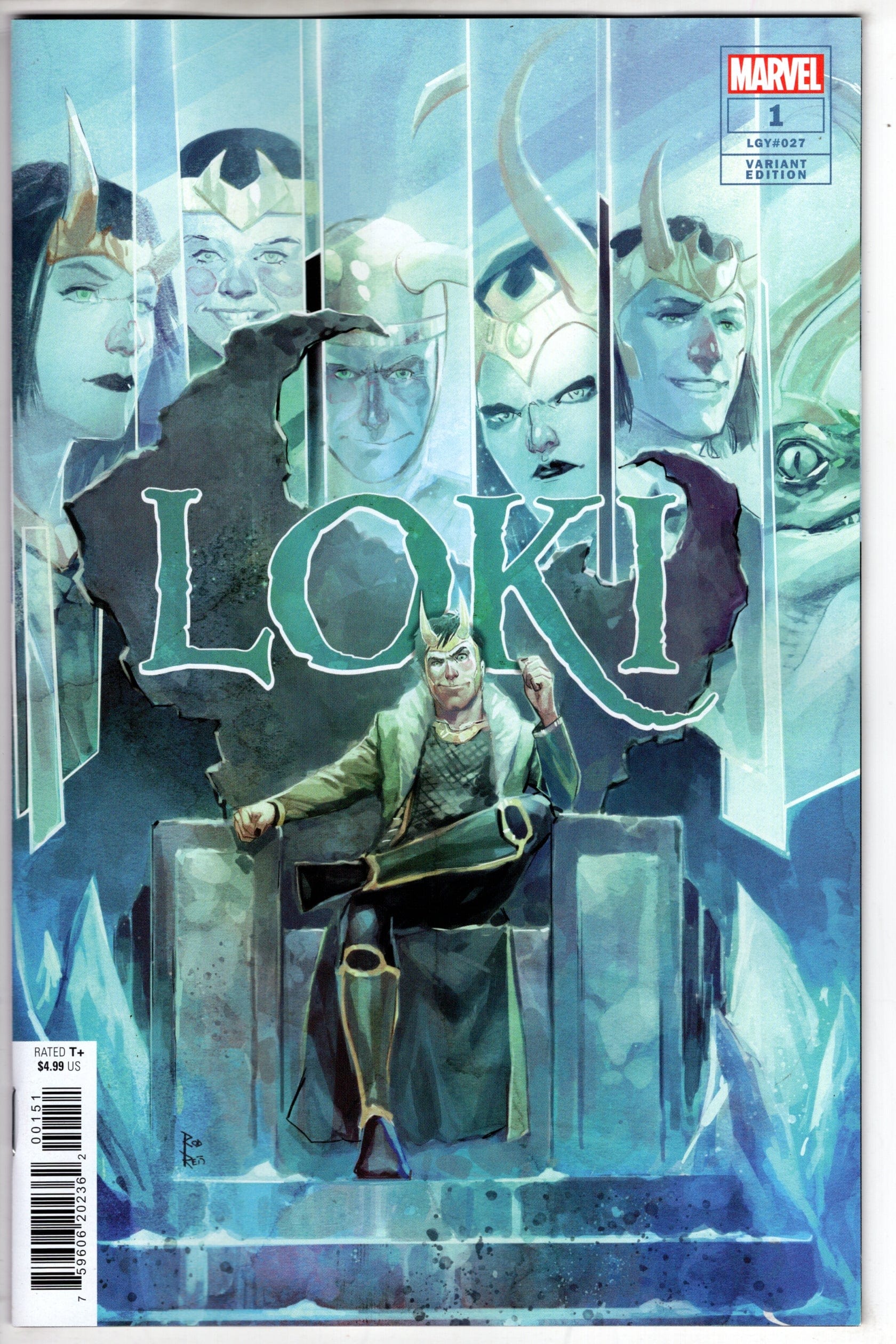 MARVEL PRH COMIC BOOK LOKI #1 (OF 4) ROD REIS TEASER VAR