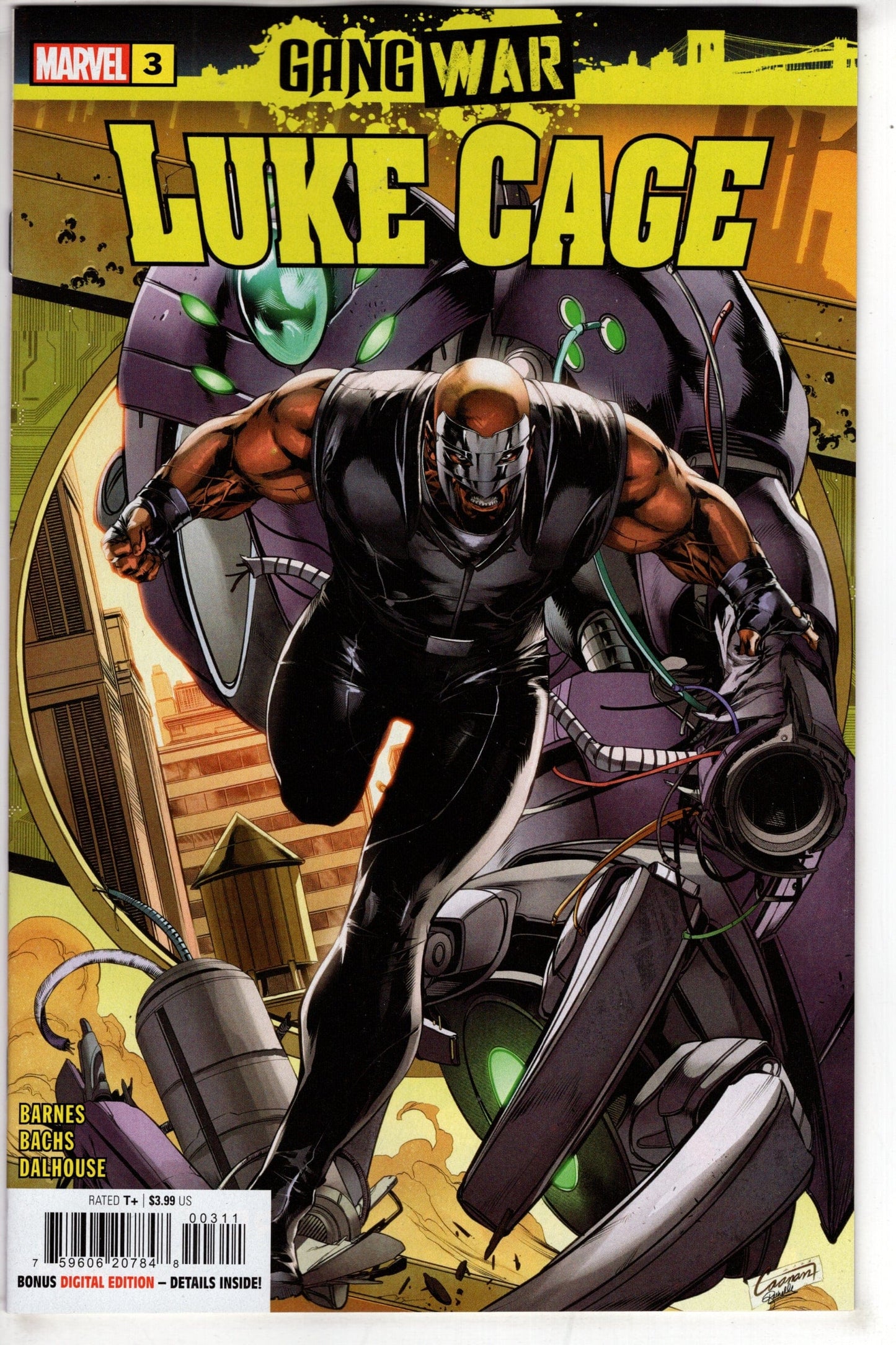 MARVEL PRH COMIC BOOK LUKE CAGE GANG WAR #3