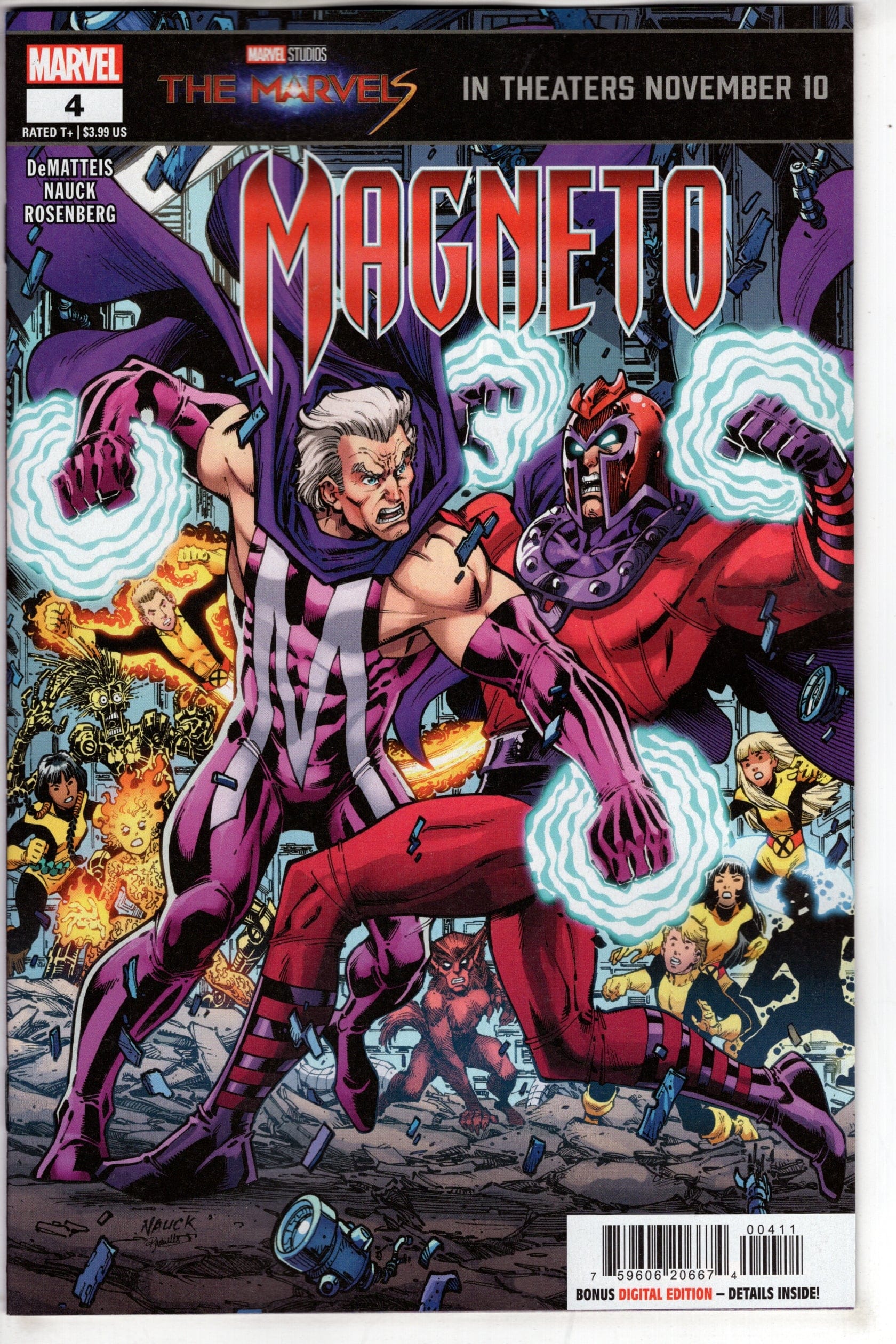MARVEL PRH COMIC BOOK MAGNETO #4