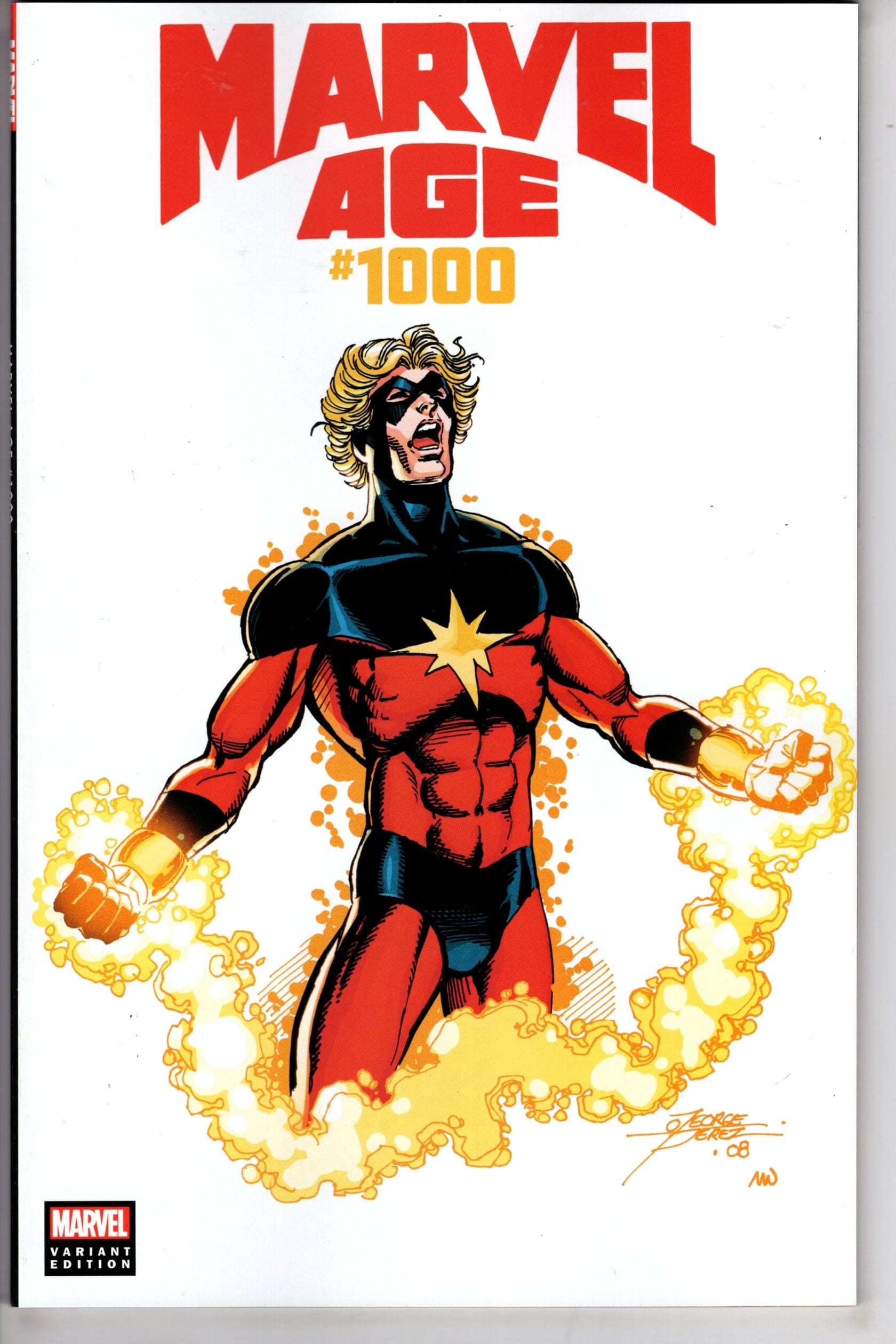 MARVEL PRH COMIC BOOK MARVEL AGE #1000 GEORGE PEREZ VAR