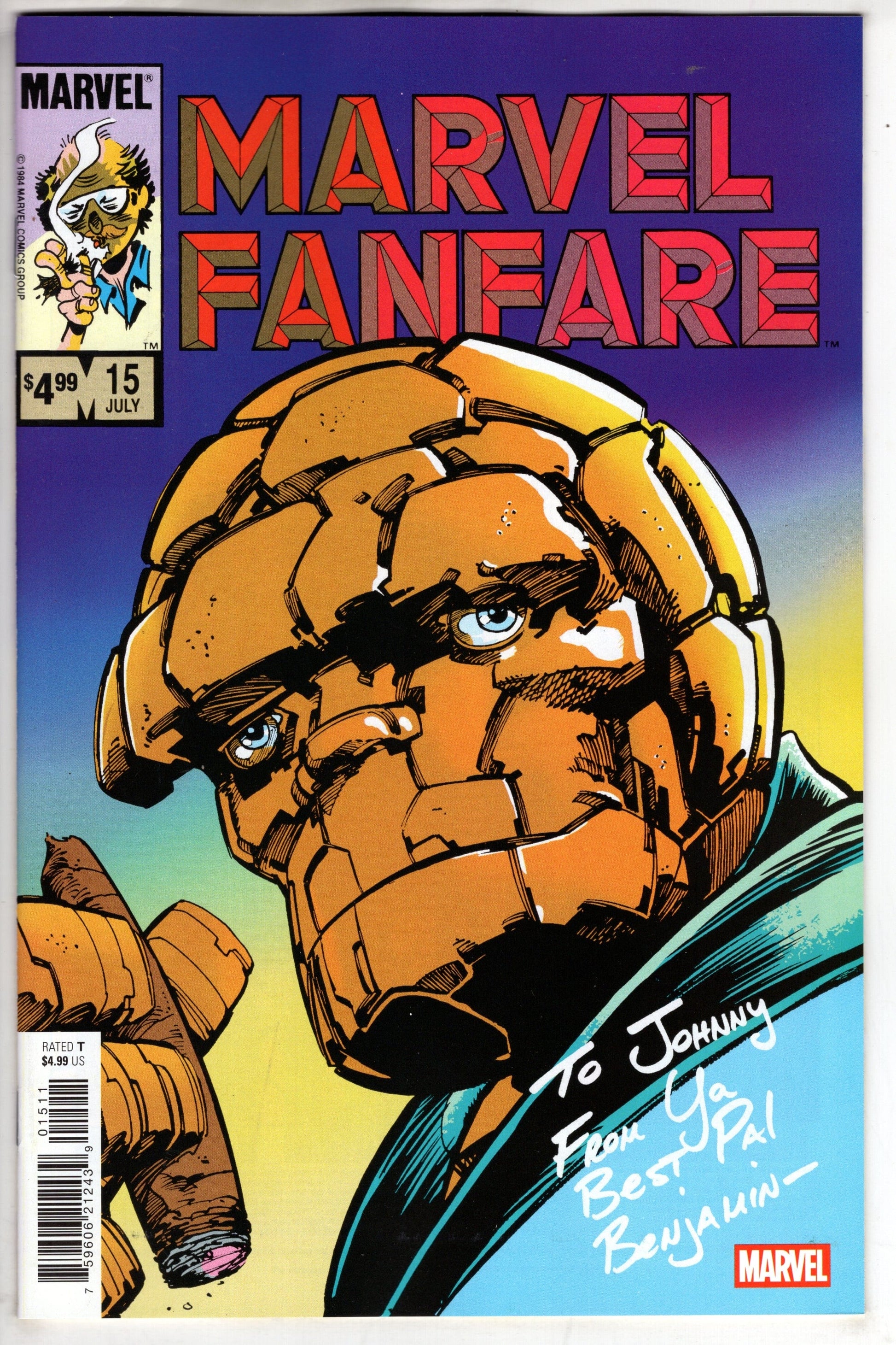MARVEL PRH COMIC BOOK MARVEL FANFARE #15 FACSIMILE ED