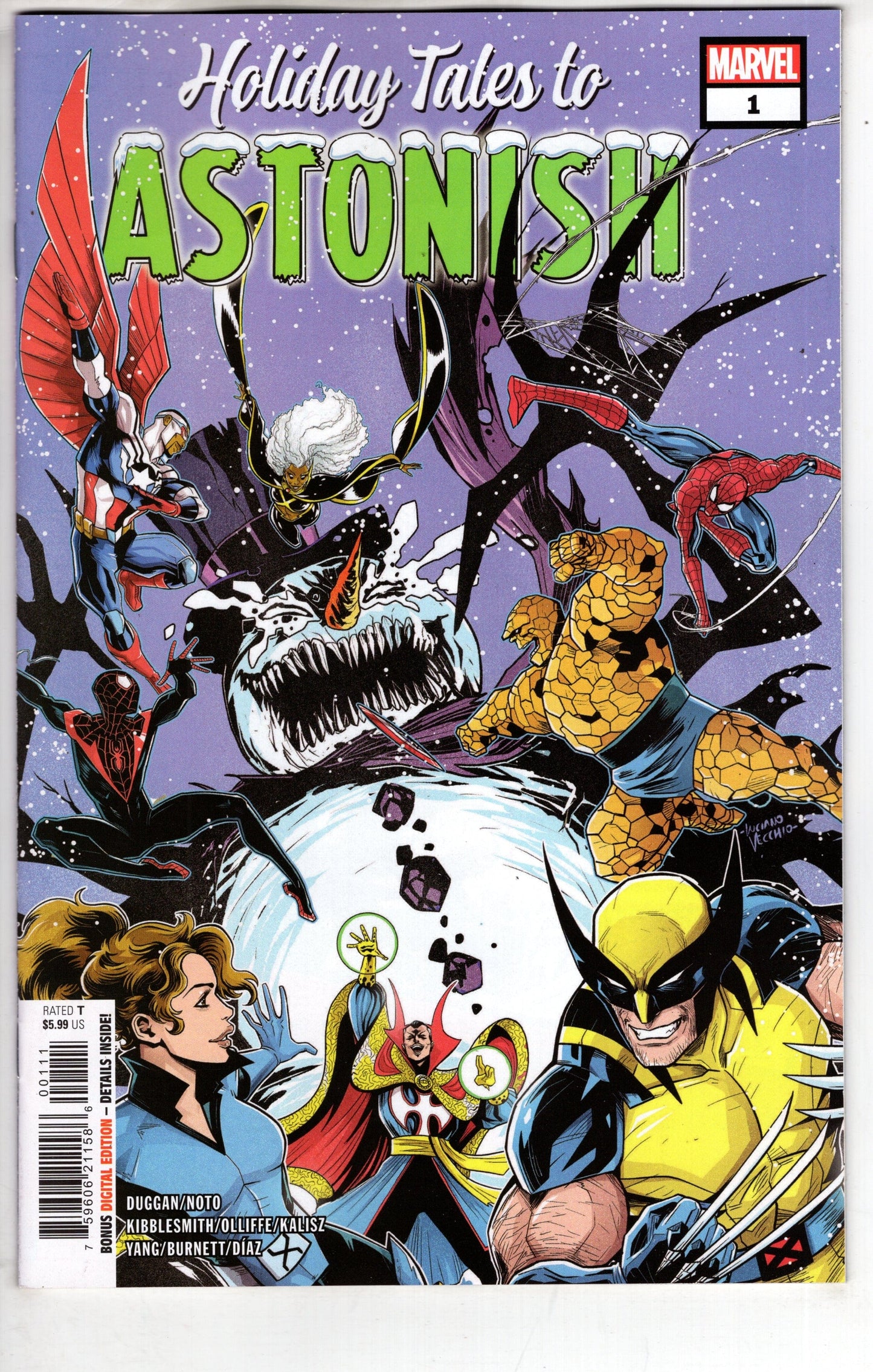 MARVEL PRH COMIC BOOK Marvel Holiday Tales To Astonish #1